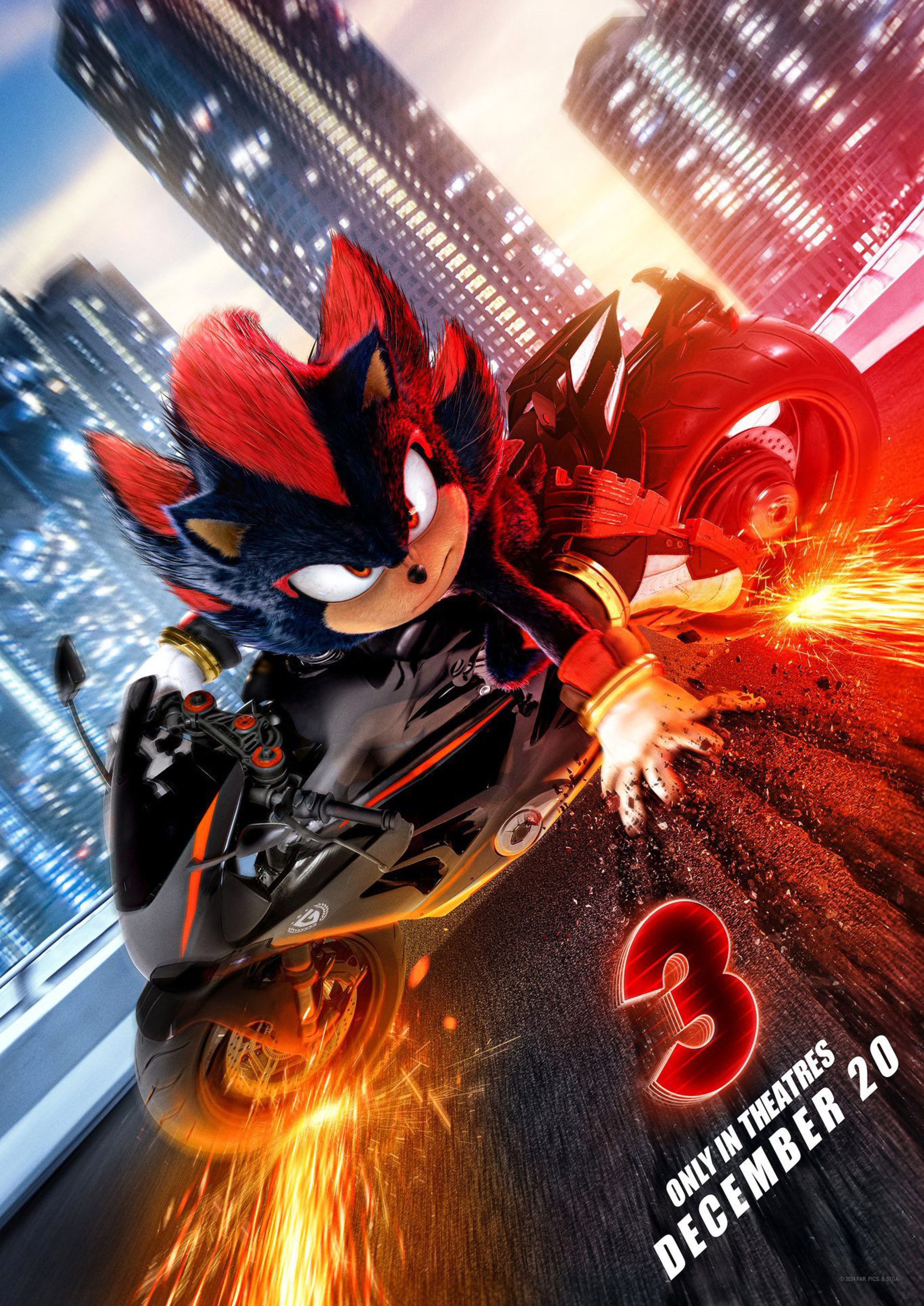 پوستر فیلم Sonic the Hedgehog 3 