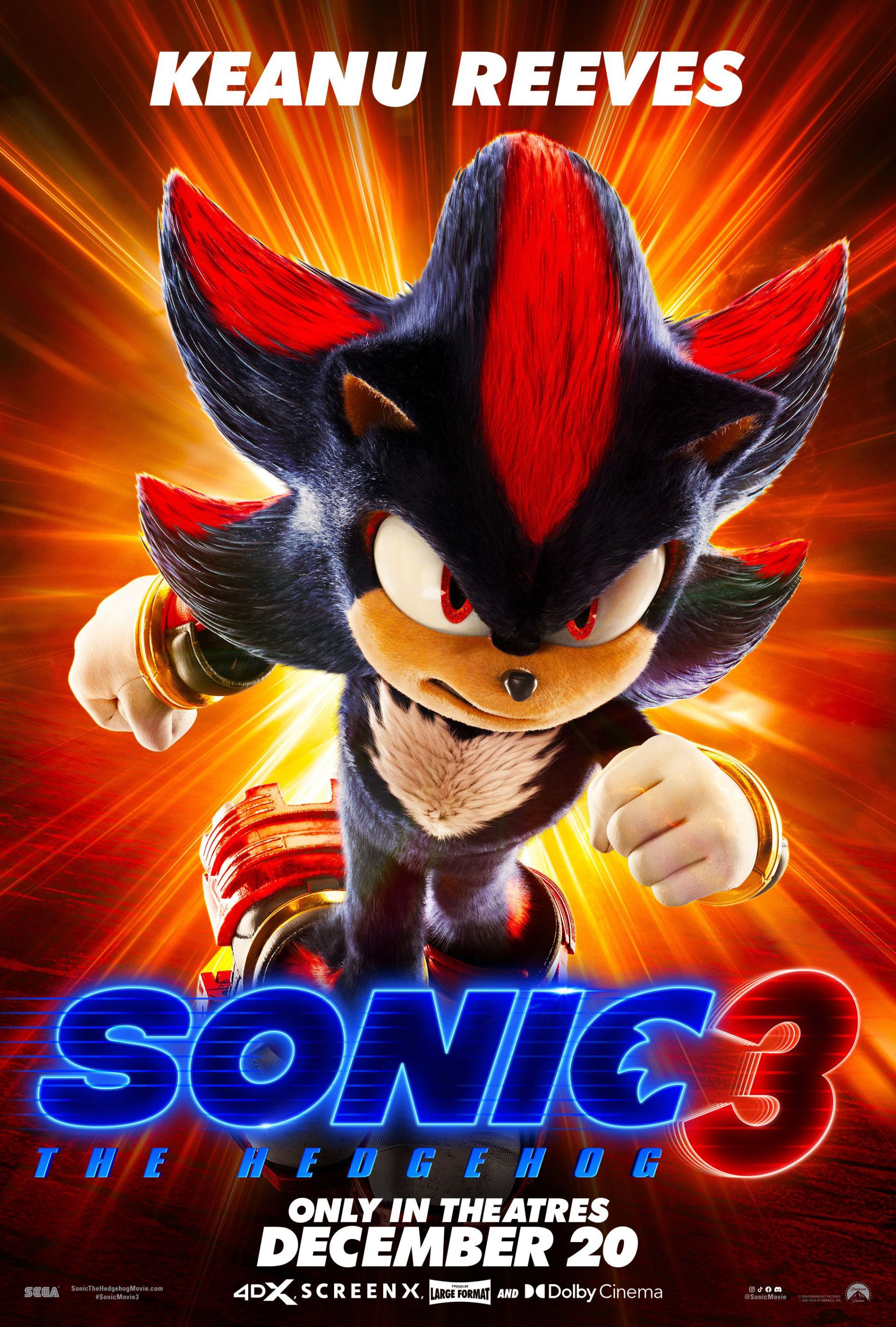 پوستر شدو در فیلم Sonic the Hedgehog 3