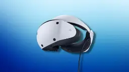 هدست واقعیت مجازی سونی (Sony PS VR2) با بدنه سفید و مشکی