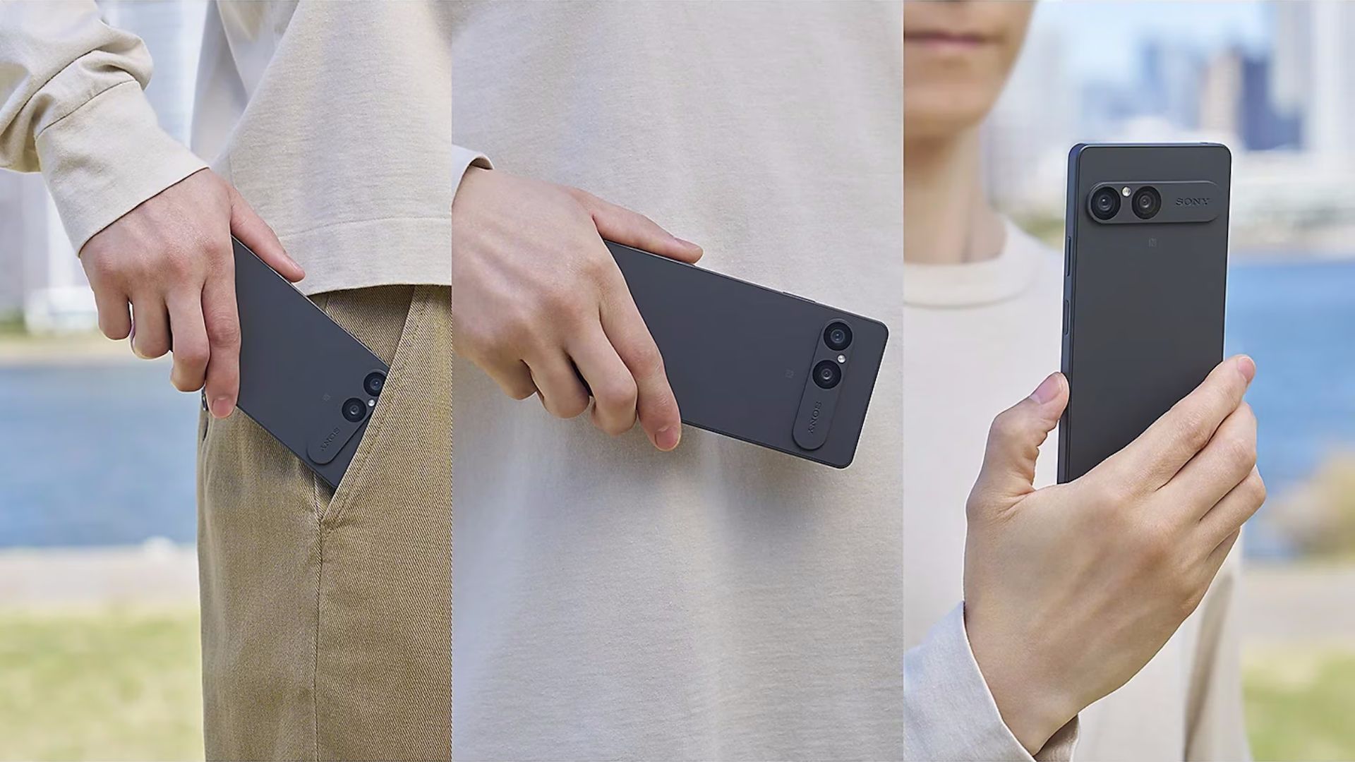 سونی اکسپریا ۱۰ مارک ۷ (Sony Xperia 10 VII) در رنگ مشکی ذغالی