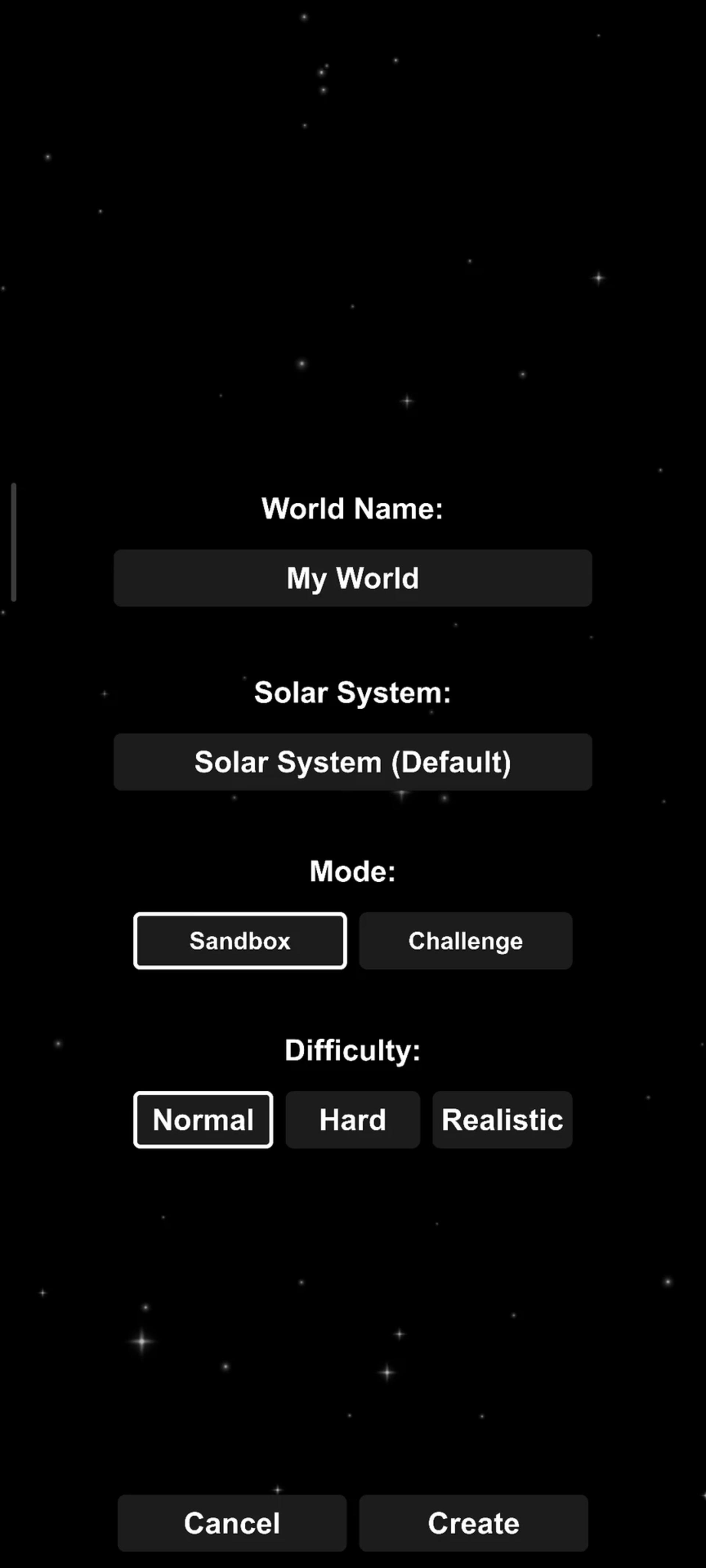 گیم‌پلی بازی موبایل Spaceflight Simulator