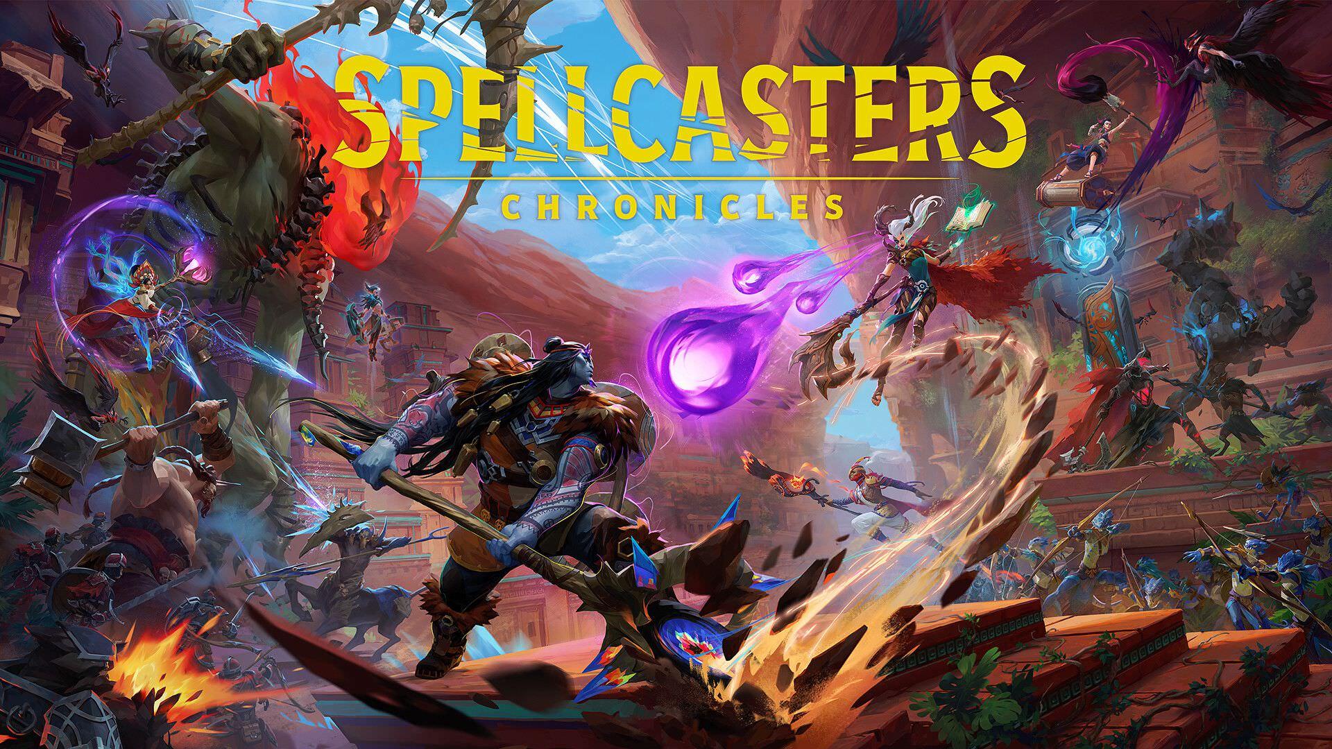 پوستر بازی چندنفره رایگان Spellcasters Chronicles