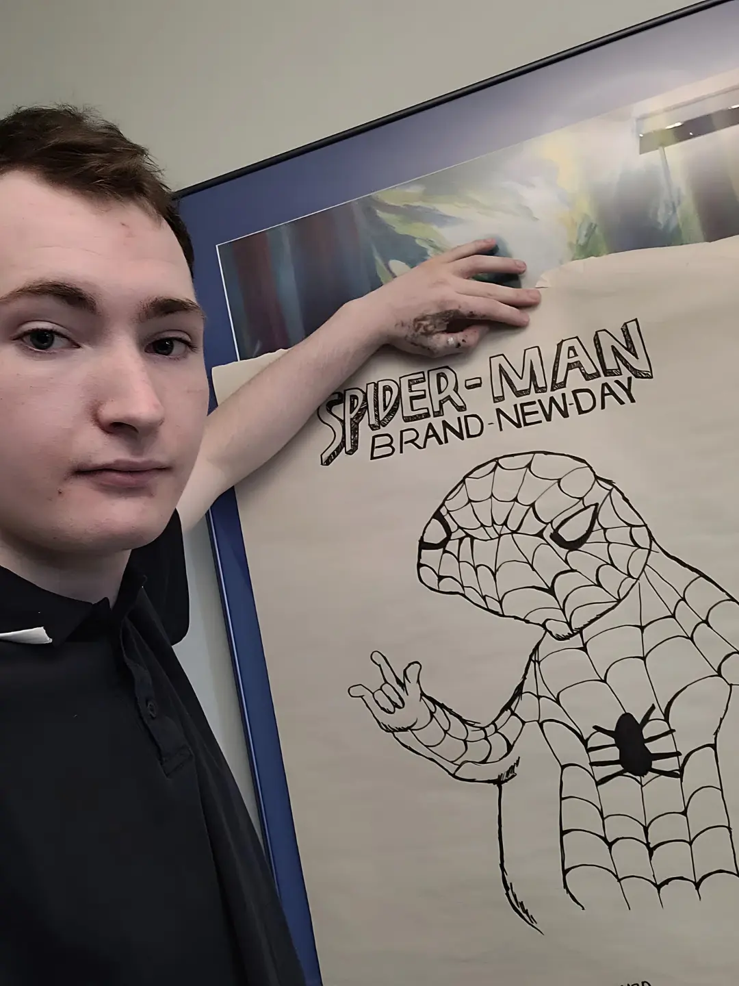 پوستر طرح‌واره مرد عنکبوتی (Spider-Man) با عنوان Brand New Day