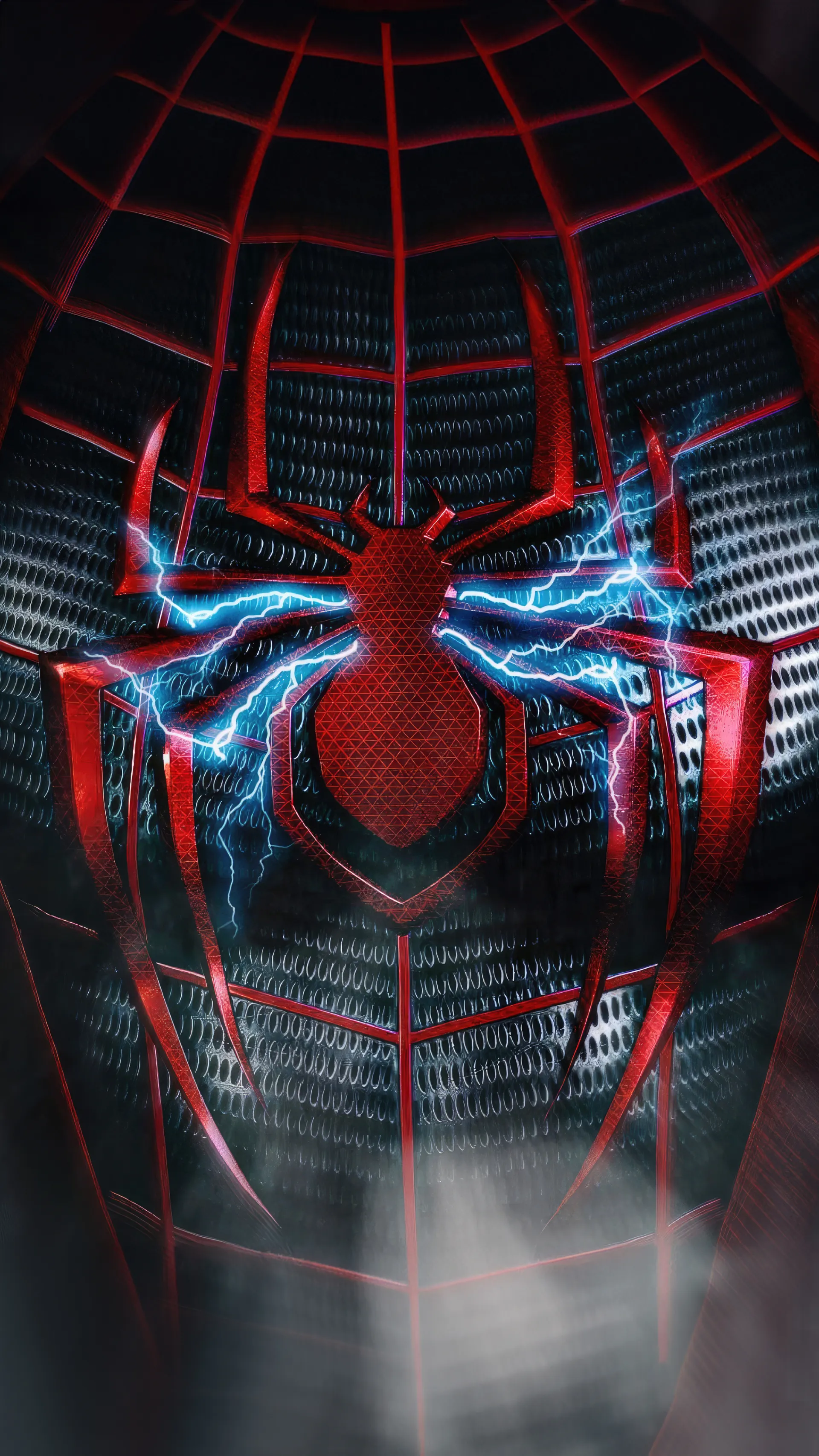 علامت عنکبوت روی لباس مایلز مورالز (Miles Morales) در بازی Marvel's Spider-Man 2