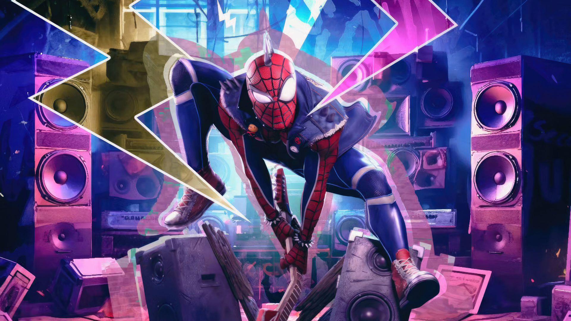 اسپایدرپانک در انیمیشن Spider-Man: Across the Spider-Verse