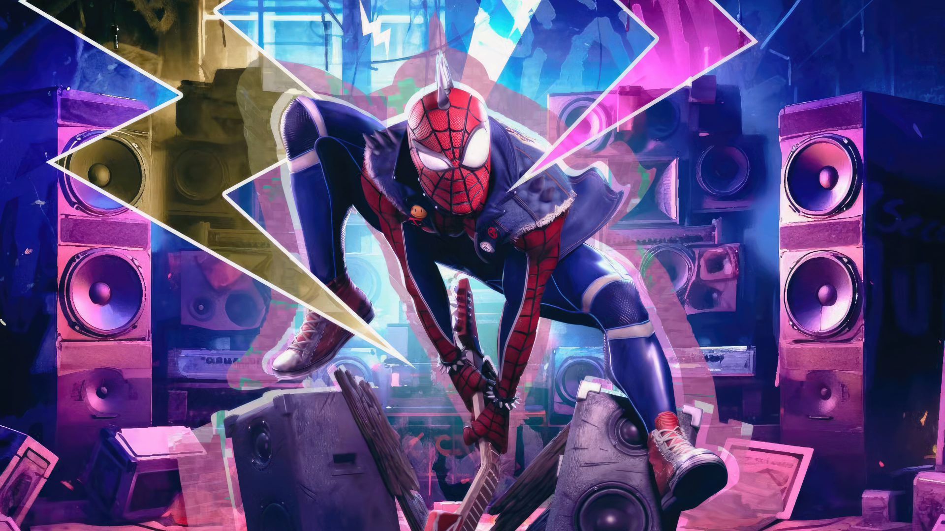 اسپایدرپانک در انیمیشن Spider-Man: Across the Spider-Verse