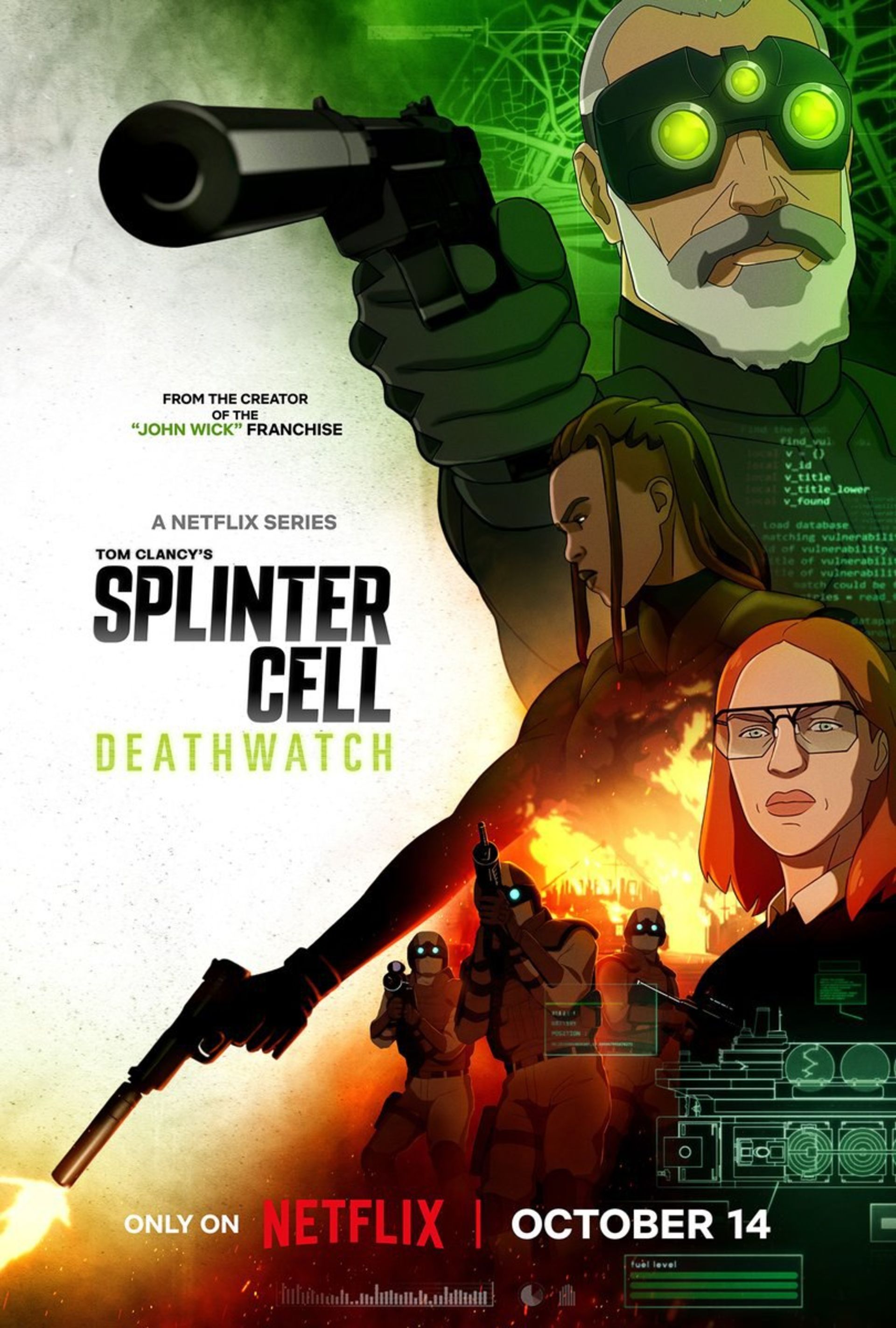 پوستر جدید انیمیشن Splinter Cell: Deathwatch 