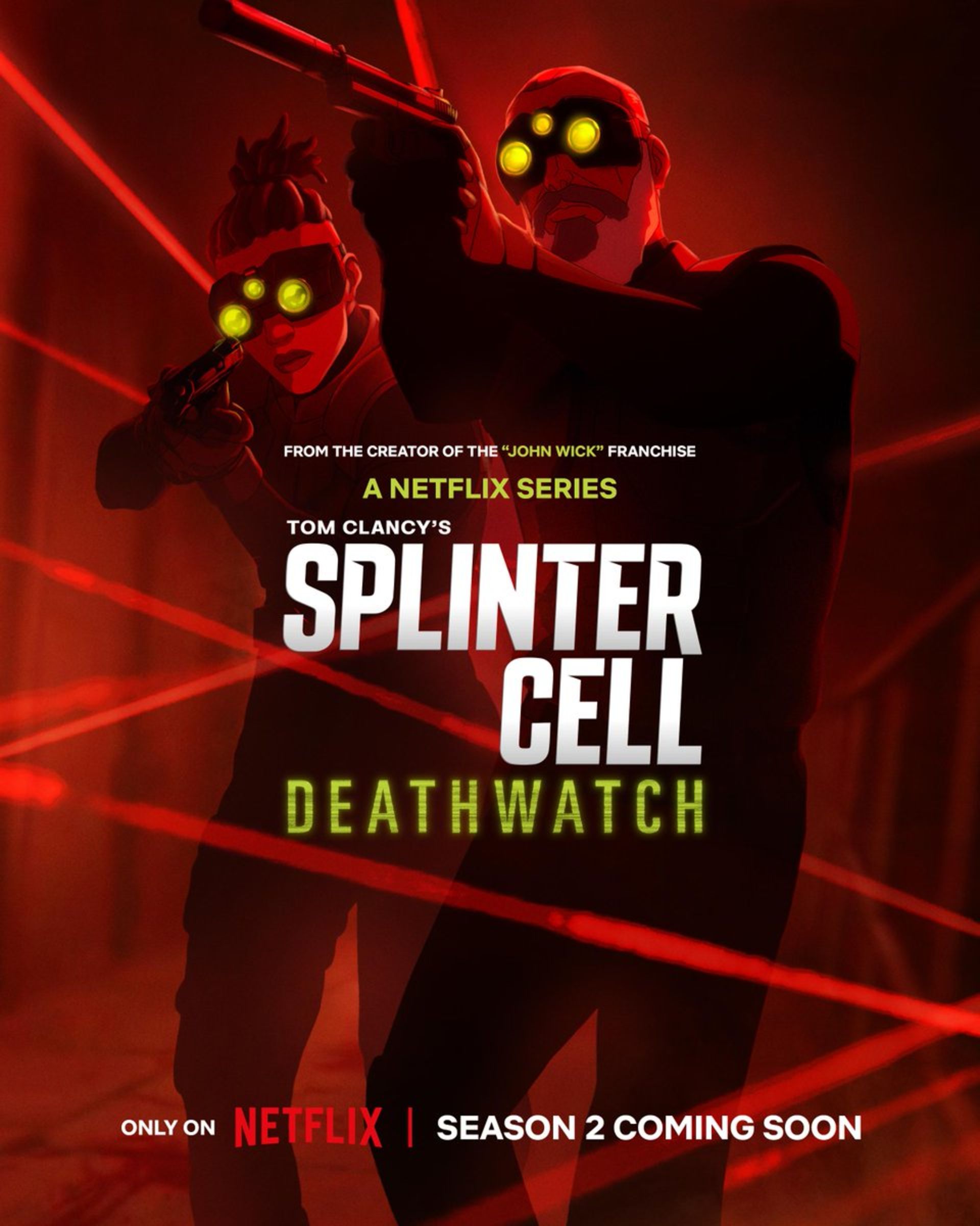 پوستر تایید ساخت فصل دوم انیمیشن Splinter Cell: Deathwatch