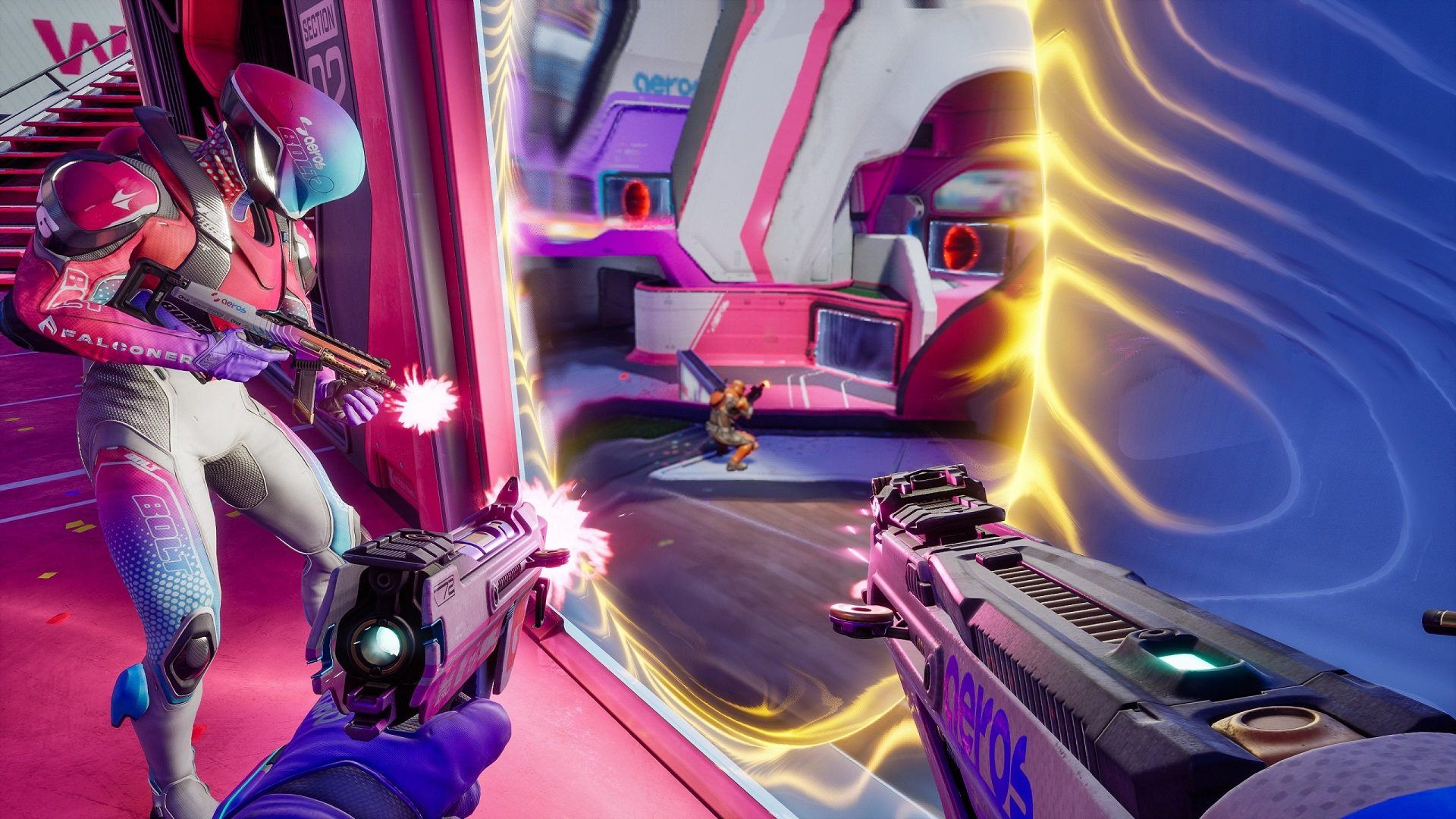 گیم‌پلی بازی Splitgate 2