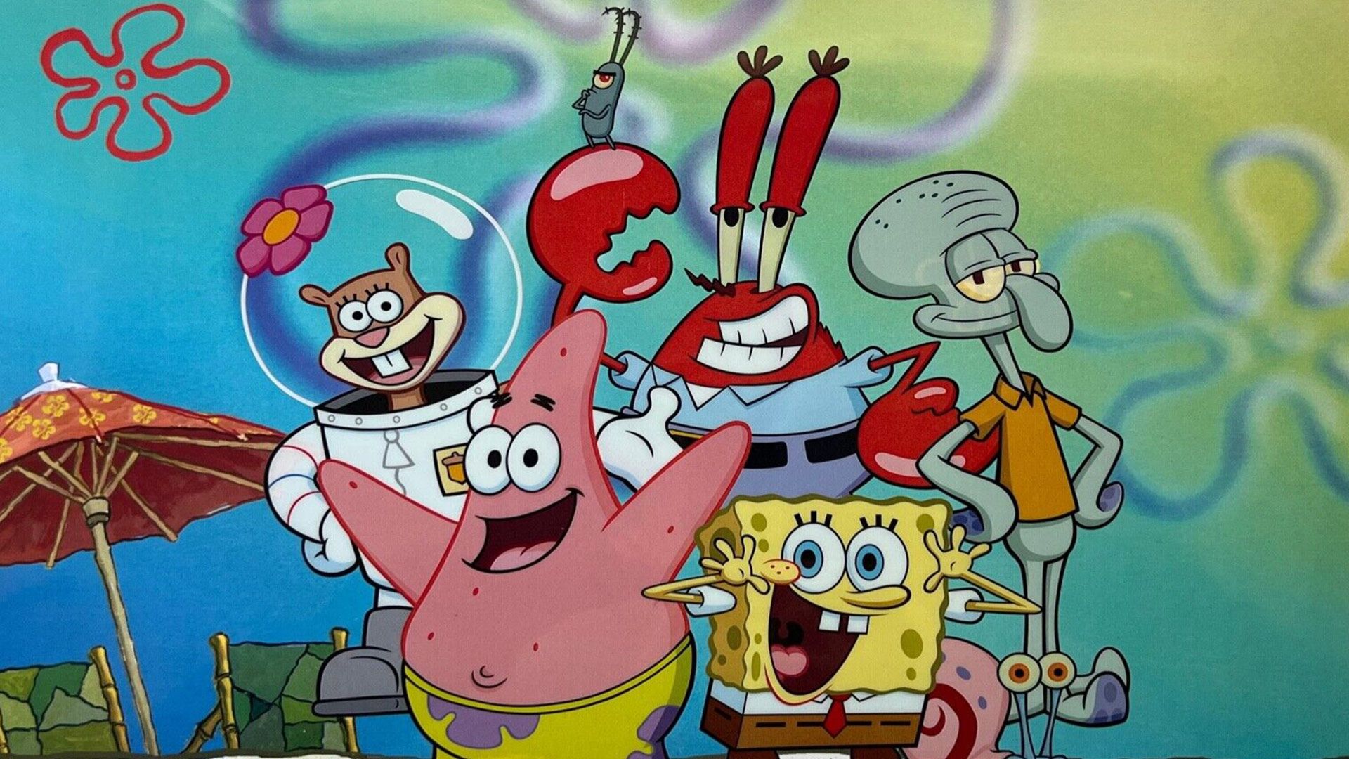 باب اسفنجی در حال بازی در انیمیشن SpongeBob SquarePants