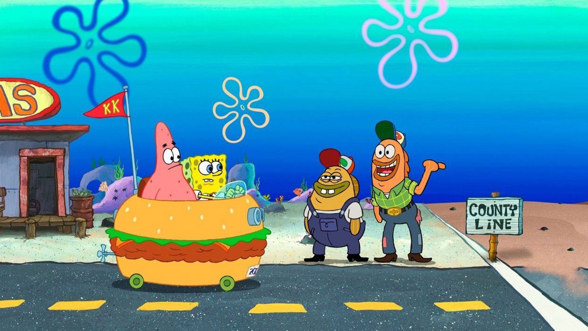 باب اسفنجی در خیابان  در انیمیشن spongebob squarepants