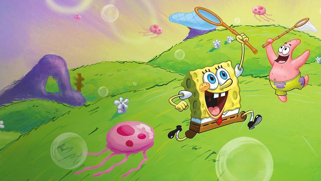 باب اسفنجی در حال شکار در spongebob squarepants