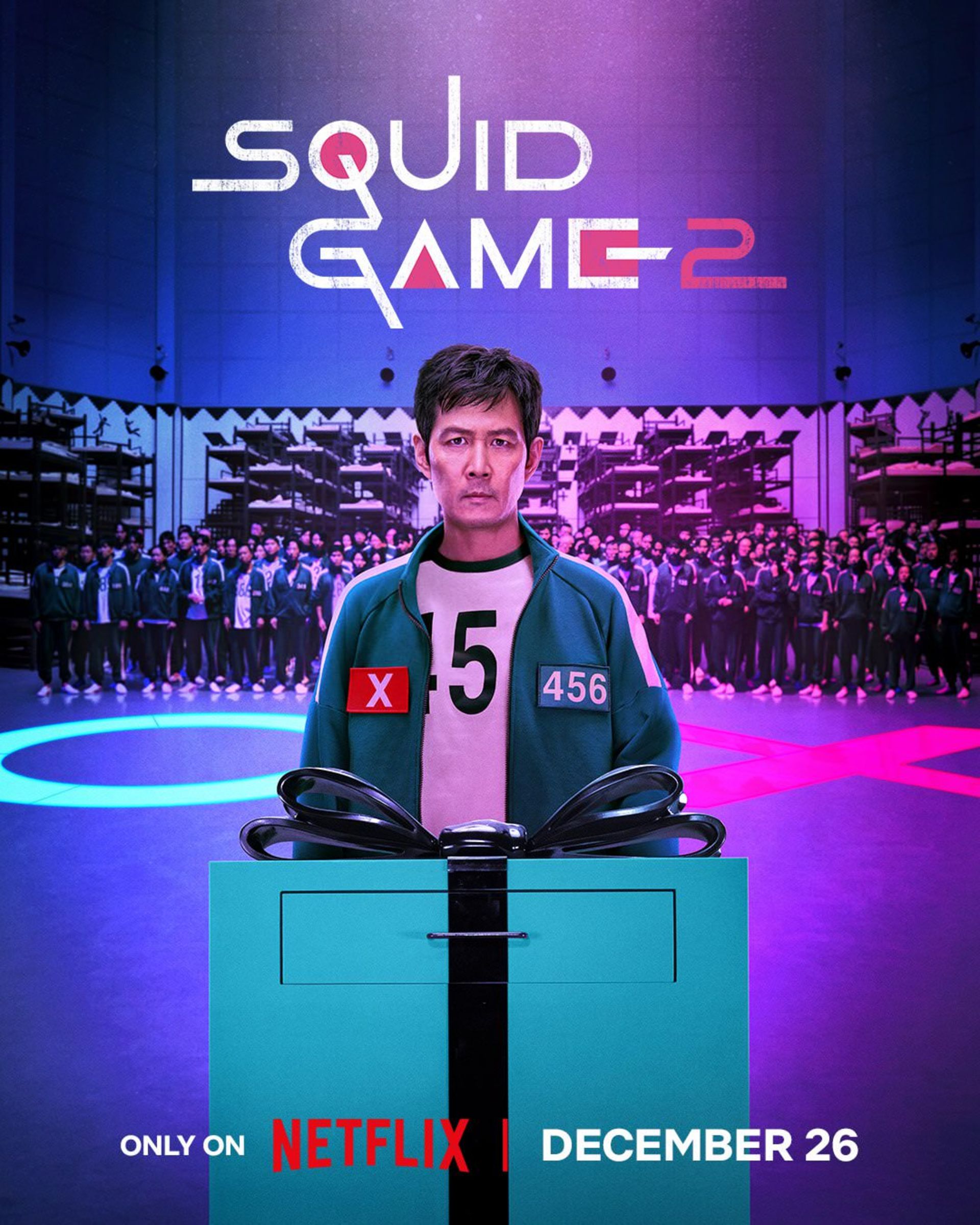 پوستر بازیکن شماره ۴۵۶ در پوستر فصل دوم سریال Squid Game