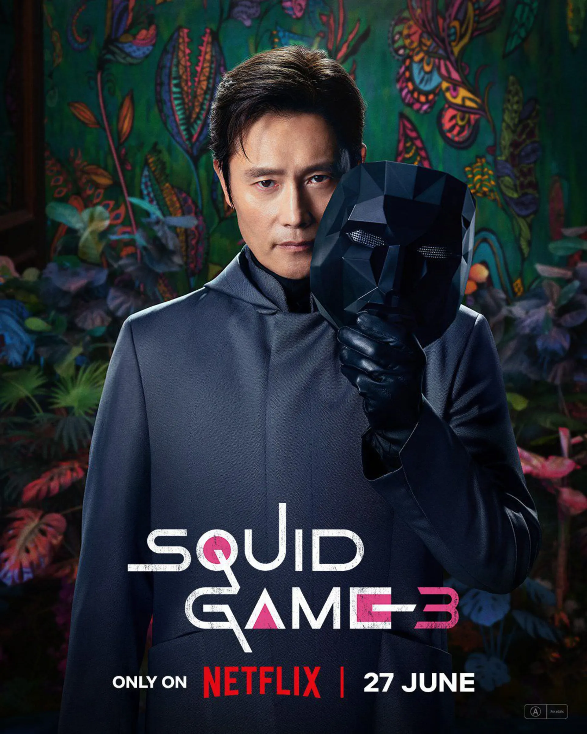پوستر فرانت من در فصل سوم و پایانی سریال Squid Game 