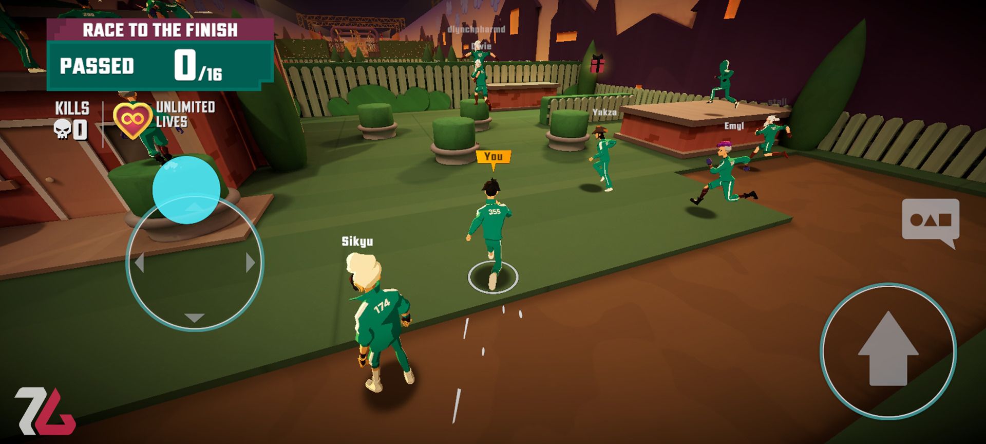 بازی موبایل Squid Game: Unleashed