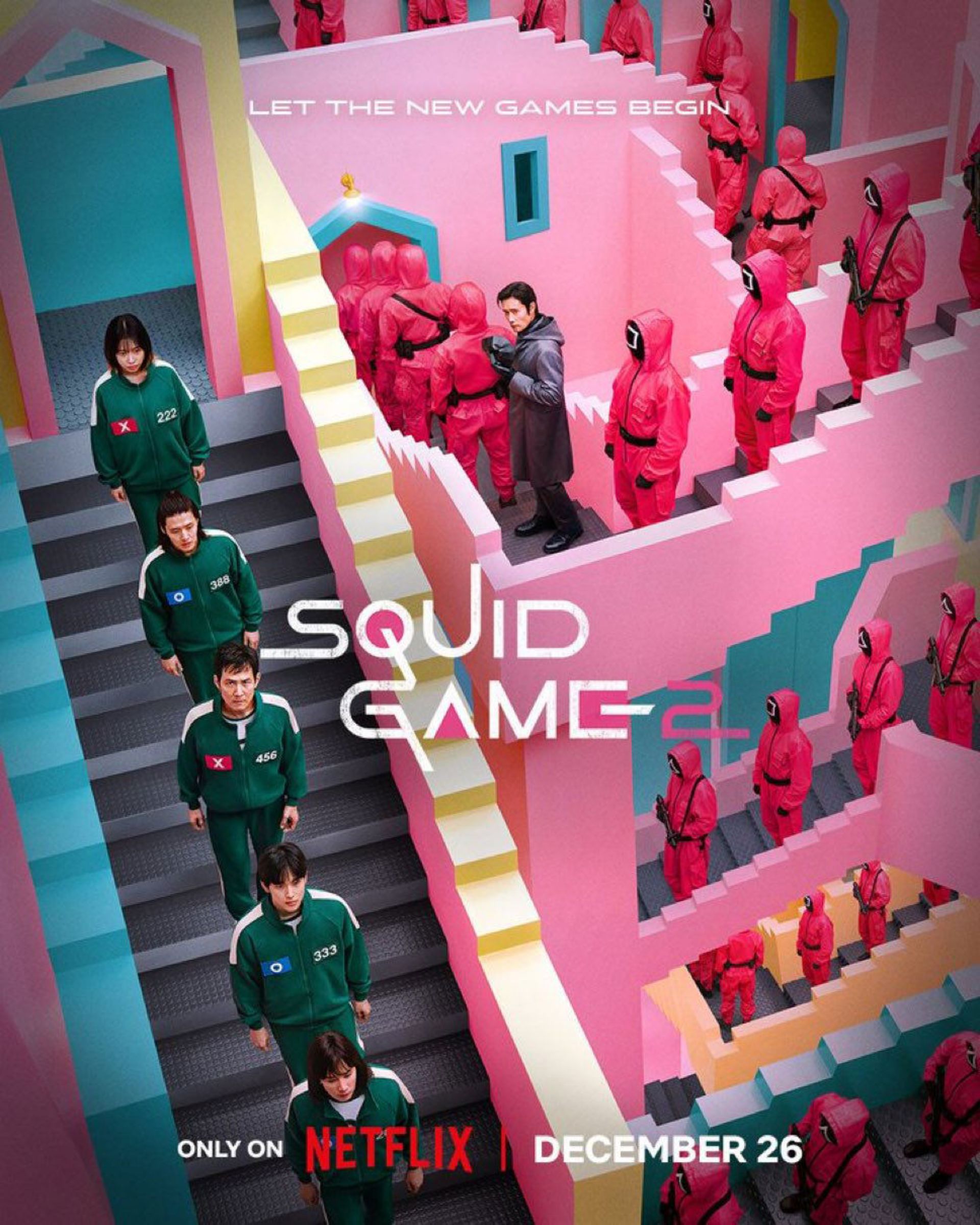 پوستر فصل دوم سریال Squid Game