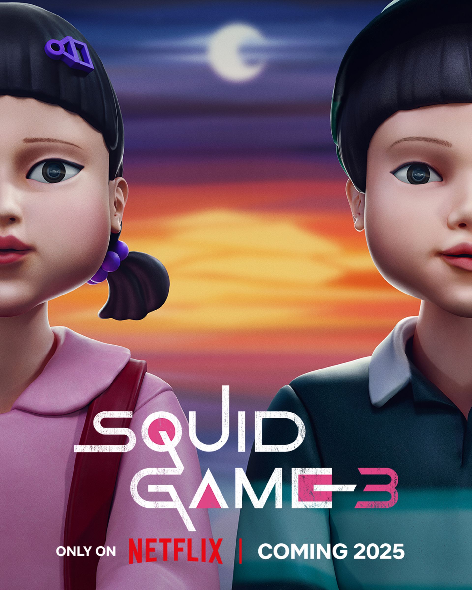 پوستر فصل سوم سریال Squid Game 