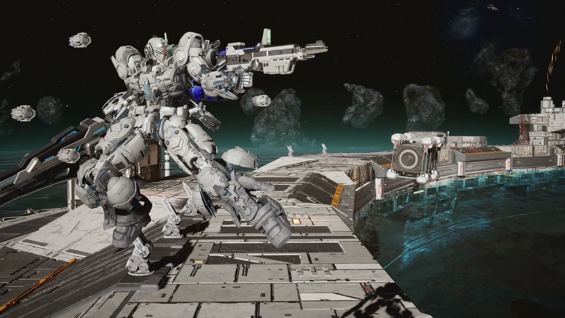 ربات‌های مکانیکی در بازی Gundam Rogue Orbit
