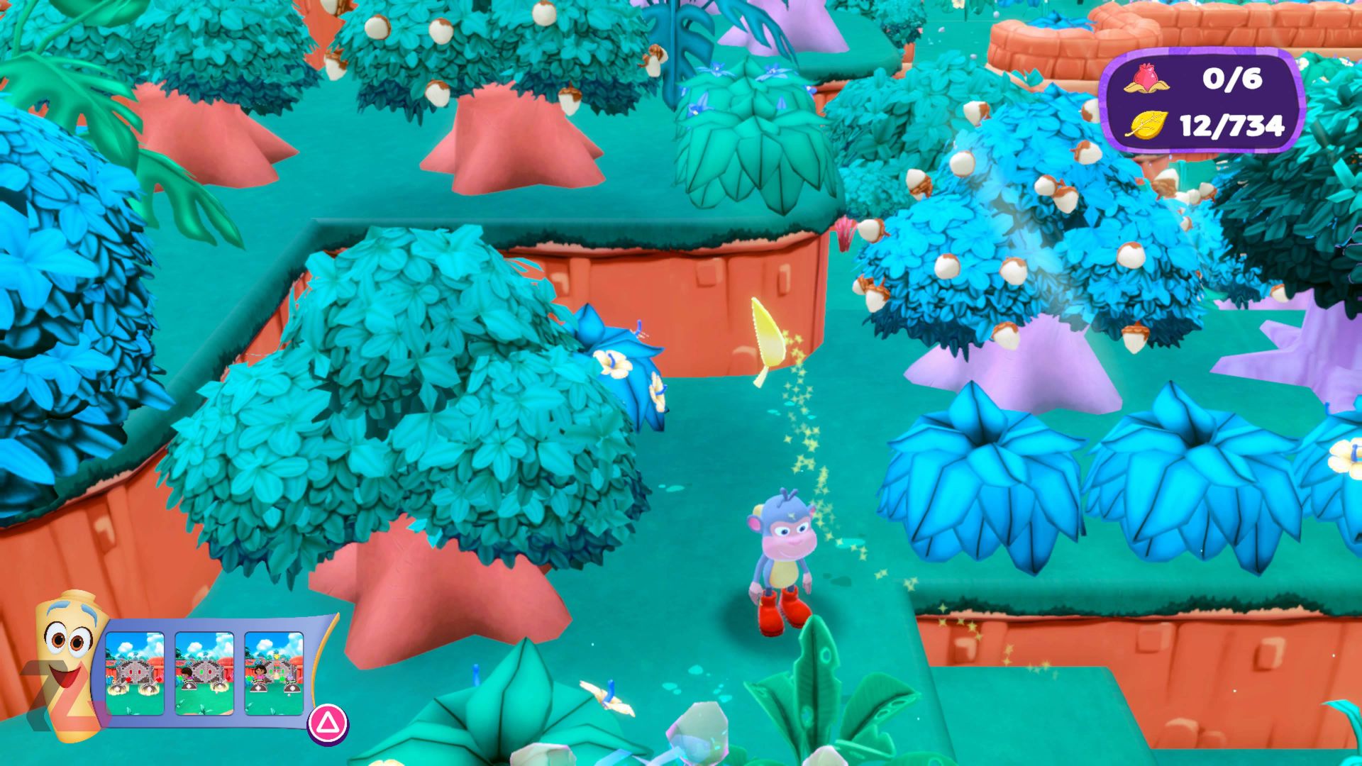 دونفره بازی کردن بازی Dora Rainforest Rescue