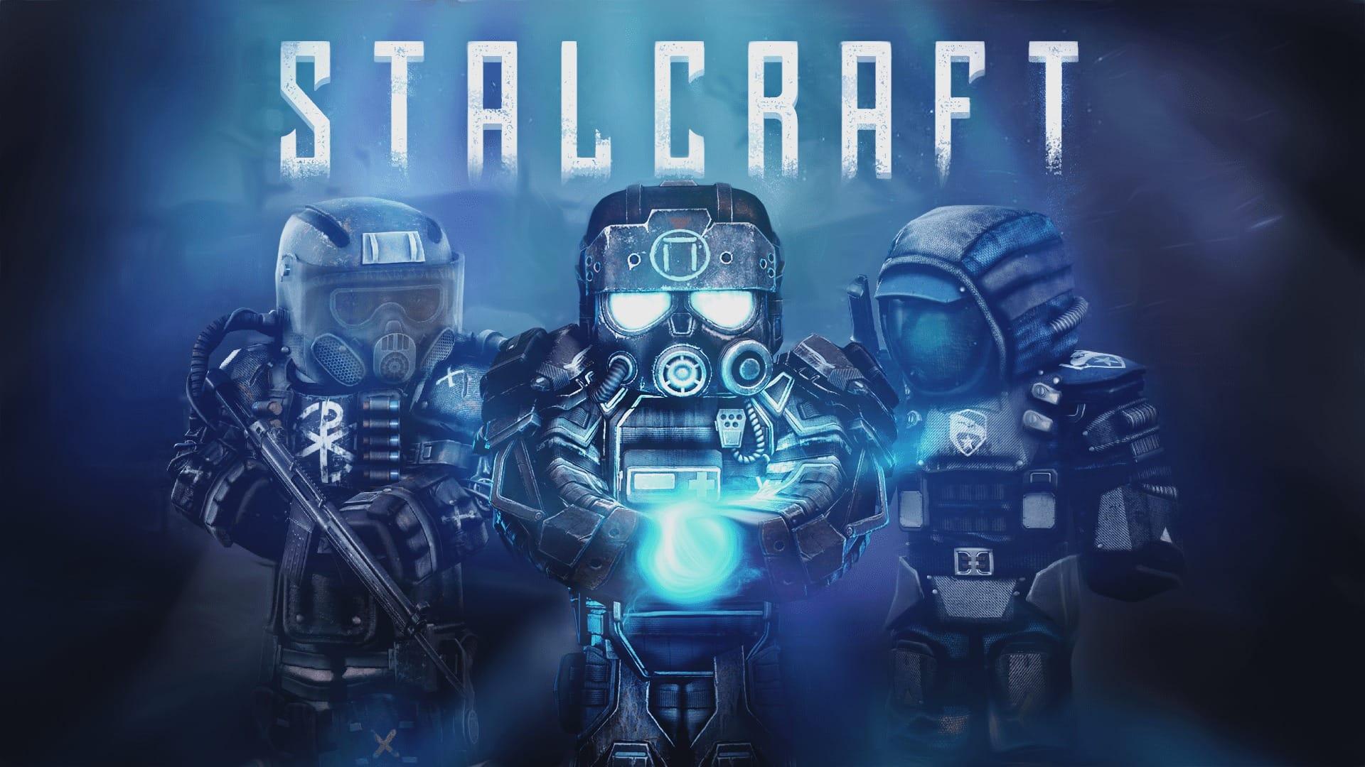 شخصیت‌های مختلف بازی STALCRAFT: X در پوستر آن