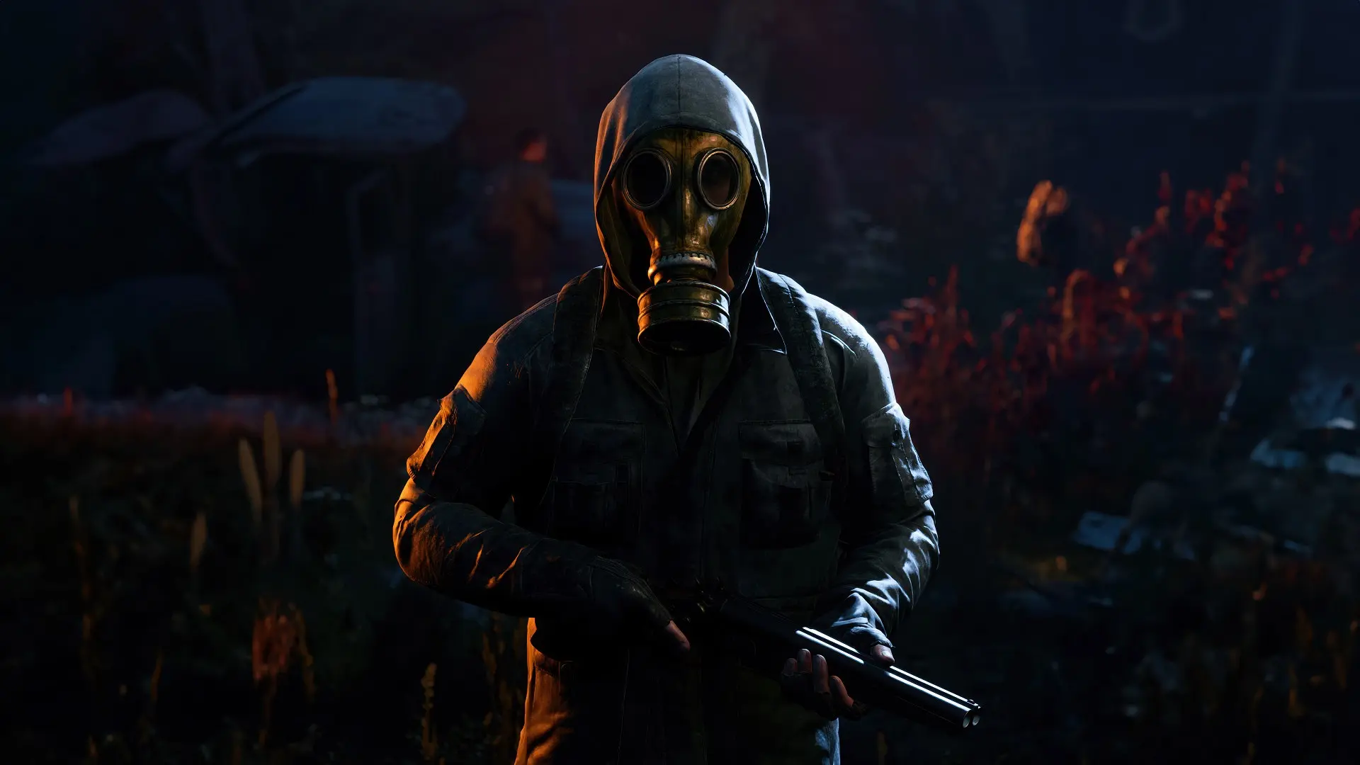 یک استاکر مسلح در بازی Stalker 2