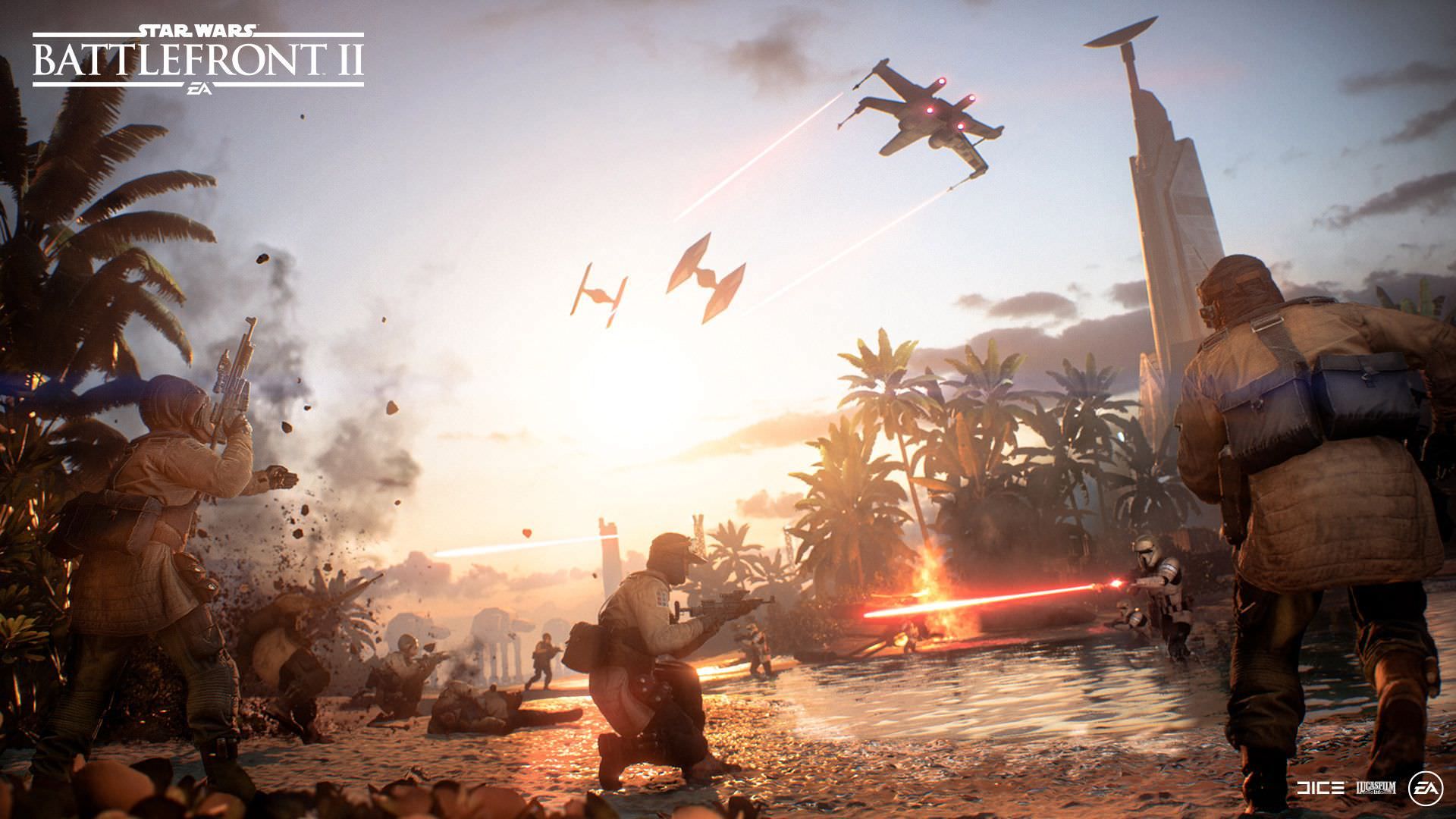 نبردهای فضایی در بازی Star Wars Battlefront 2