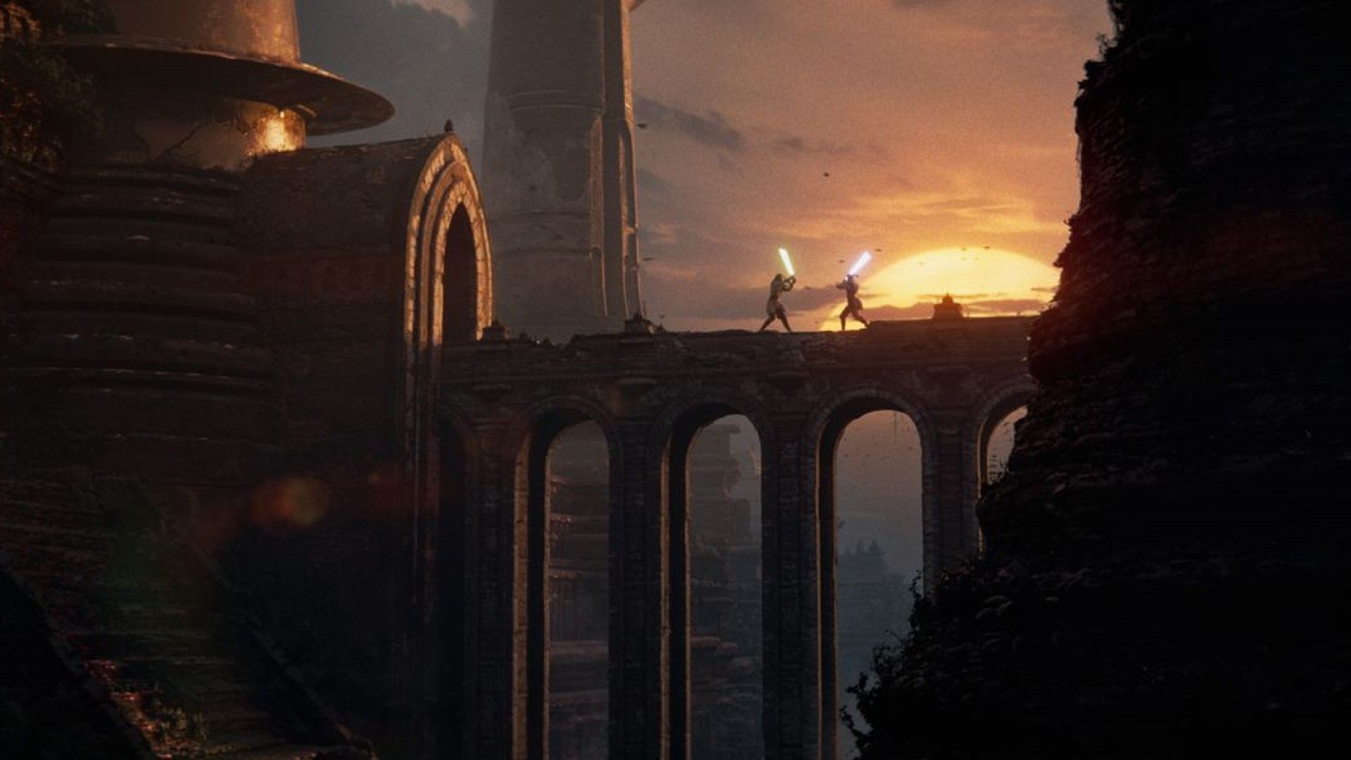 نبرد روی پل در بازی Star Wars Eclipse