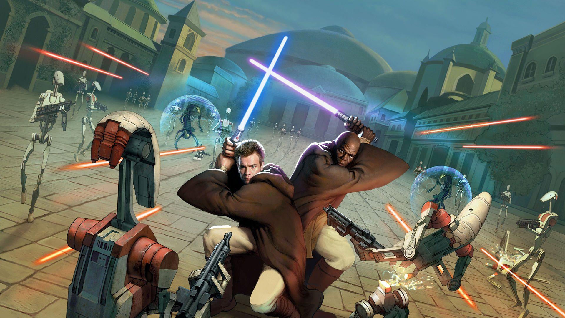 پوستر بازی Star Wars Episode I: Jedi Power Battles Remaster