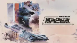 کشتی‌های مسابقه‌ای در بازی استار وارز گلکتیک ریسر (Star Wars Galactic Racer) در حال پرواز