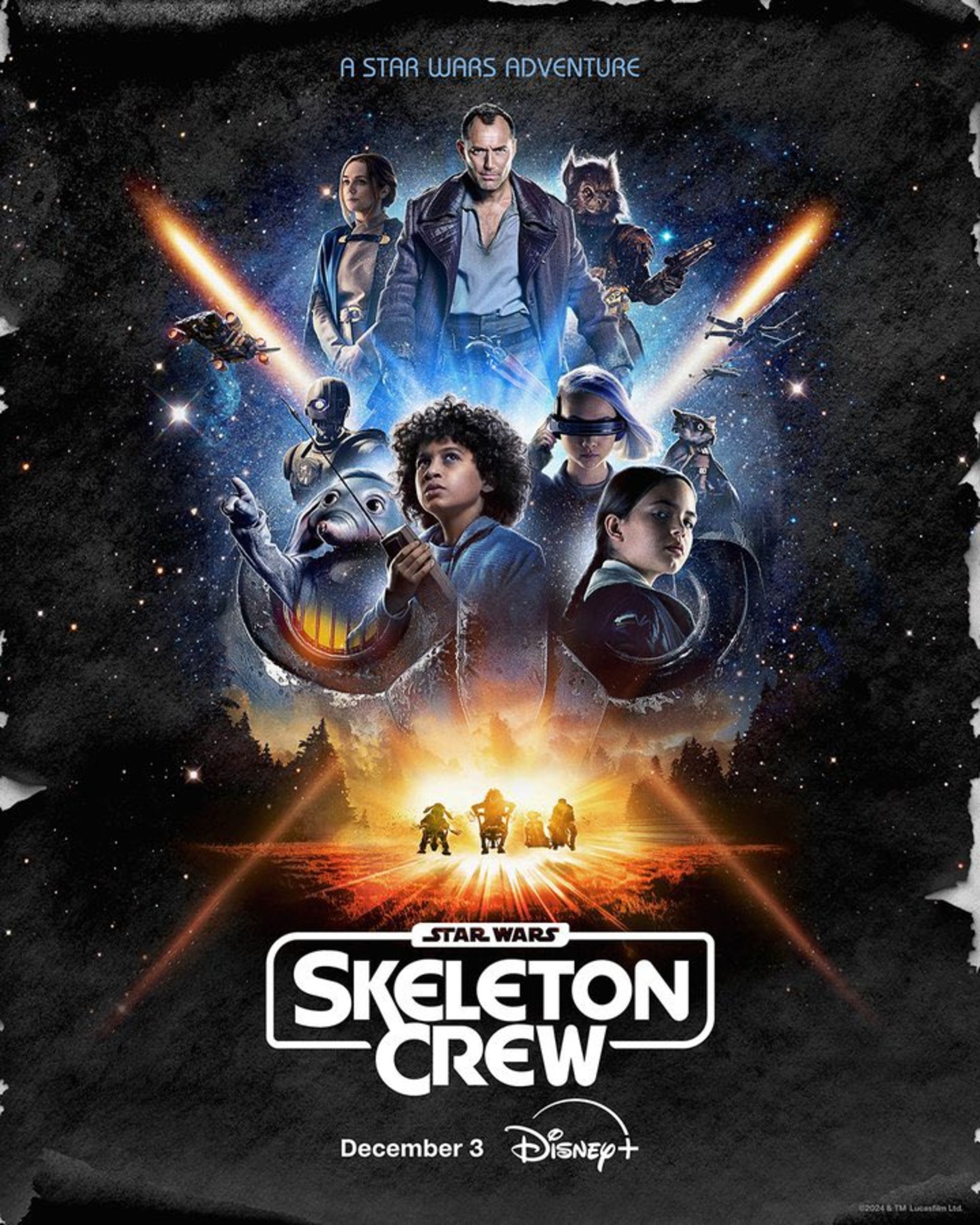 پوستر جدید سریال Star Wars: Skeleton Crew