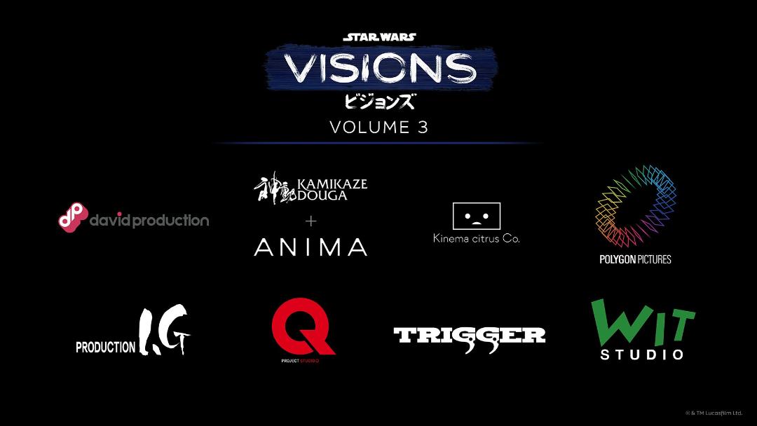 استودیوهای سازنده فصل سوم انیمیشن Star Wars: Visions
