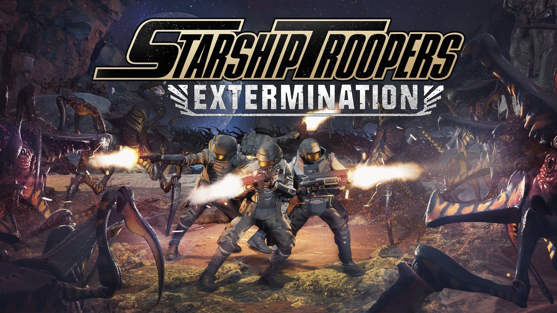 پوستر بازی Starship Troopers: Extermination