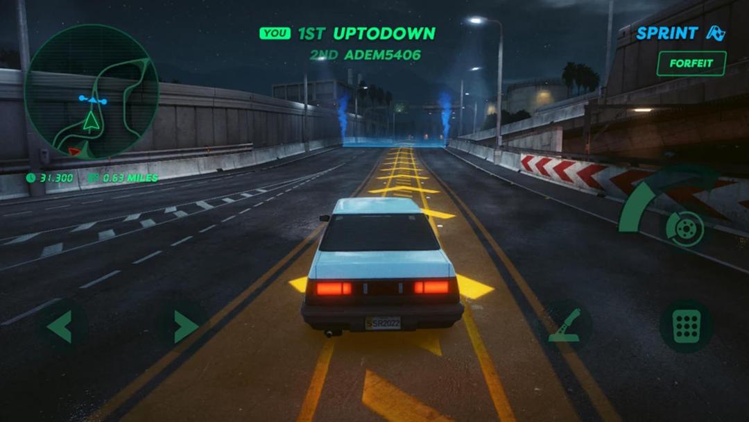 بازی رانندگی Static Shift Racing روی اندروید