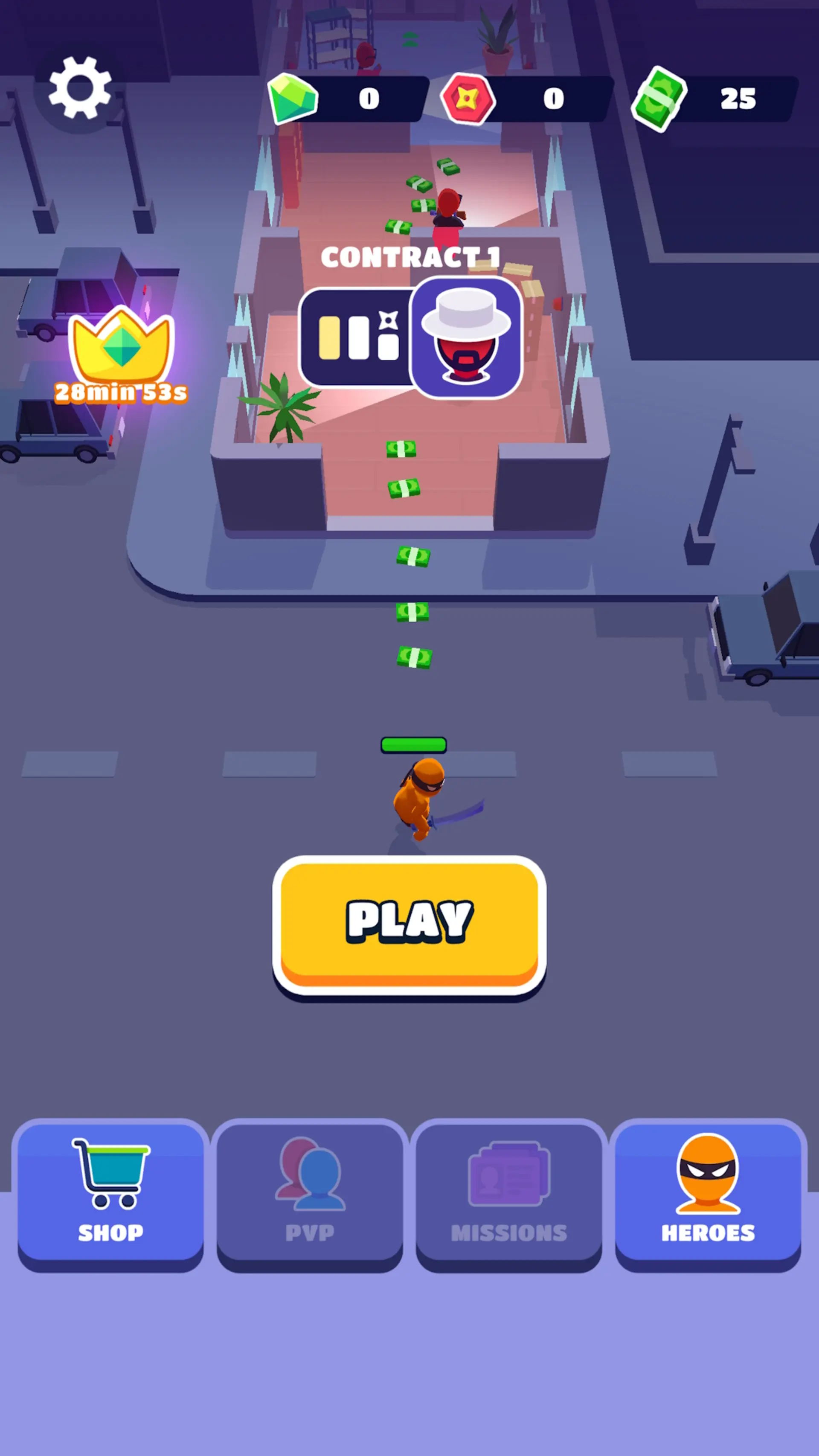 گیم‌پلی بازی موبایل Stealth Master - Ninja Killer