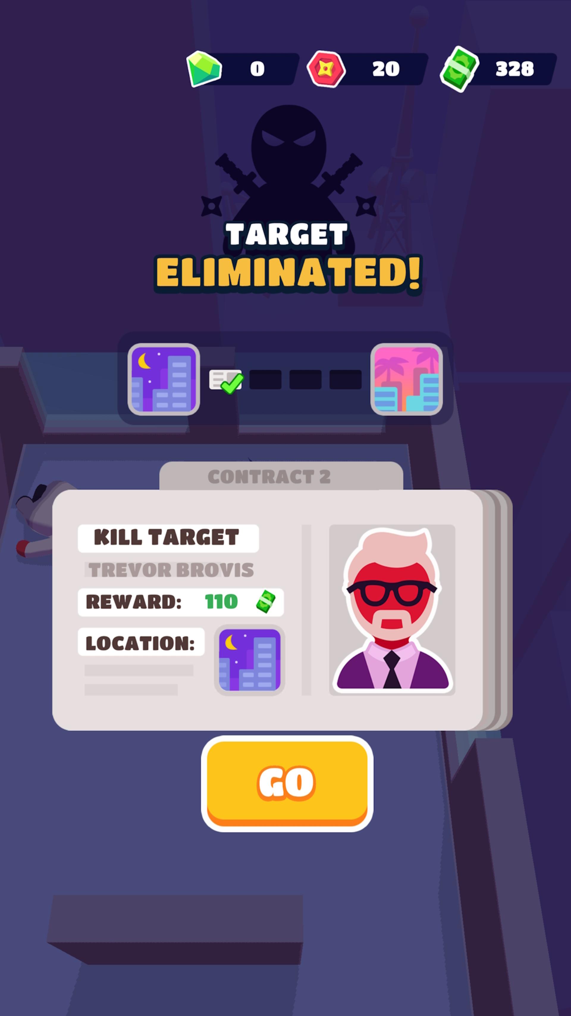گیم‌پلی بازی موبایل Stealth Master - Ninja Killer