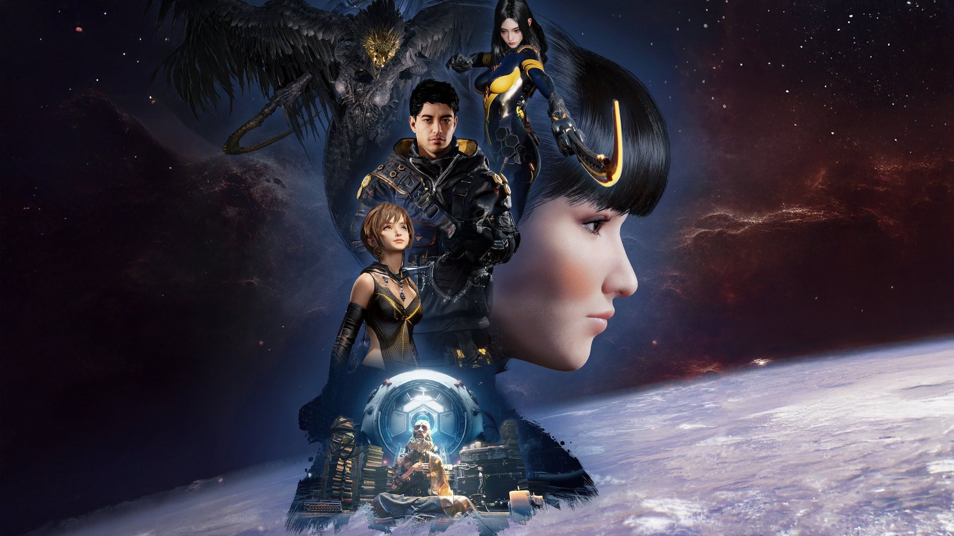 پوستر شخصیت‌های بازی Stellar Blade