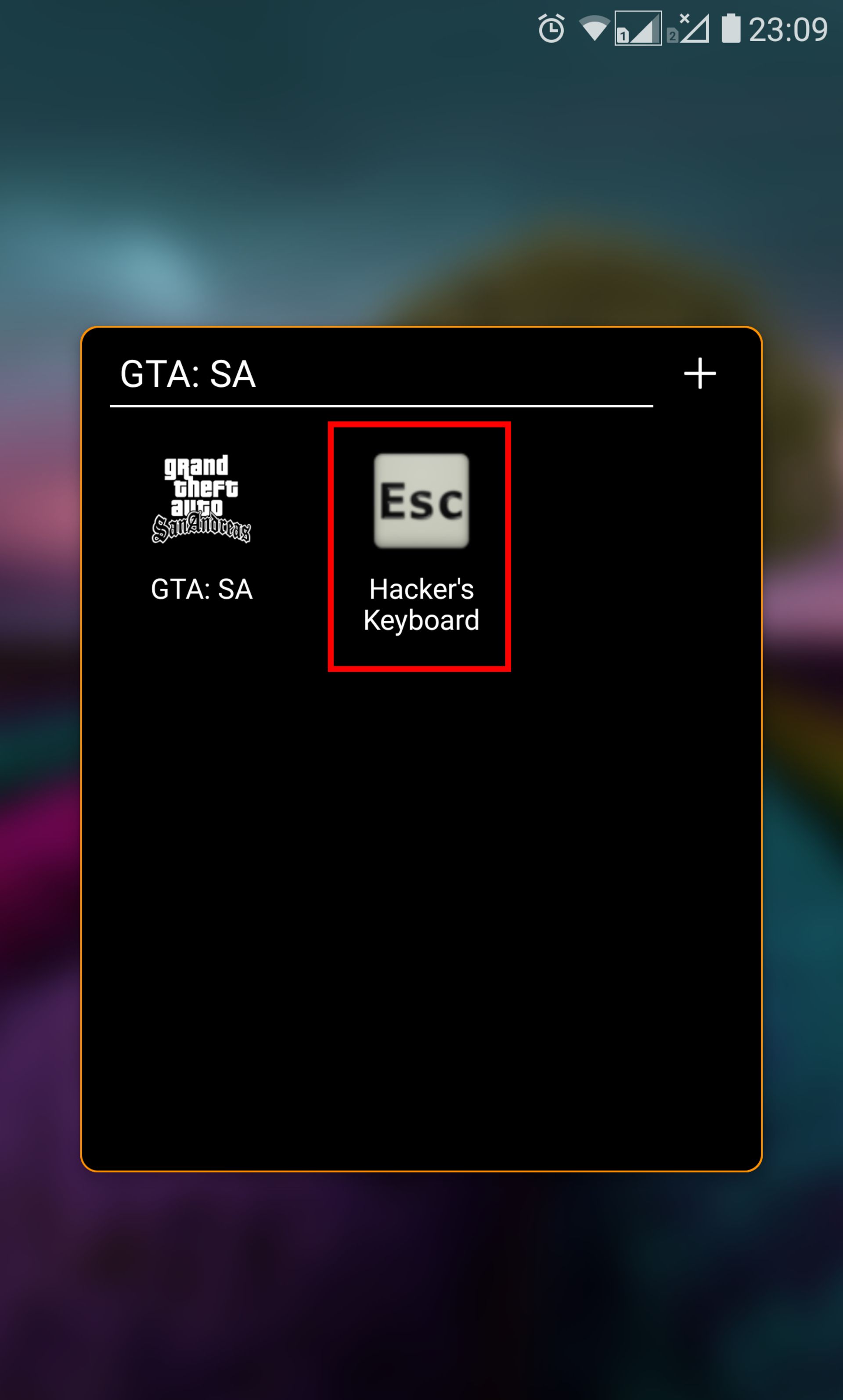 نصب و اجرای برنامه Hacker's Keyboard