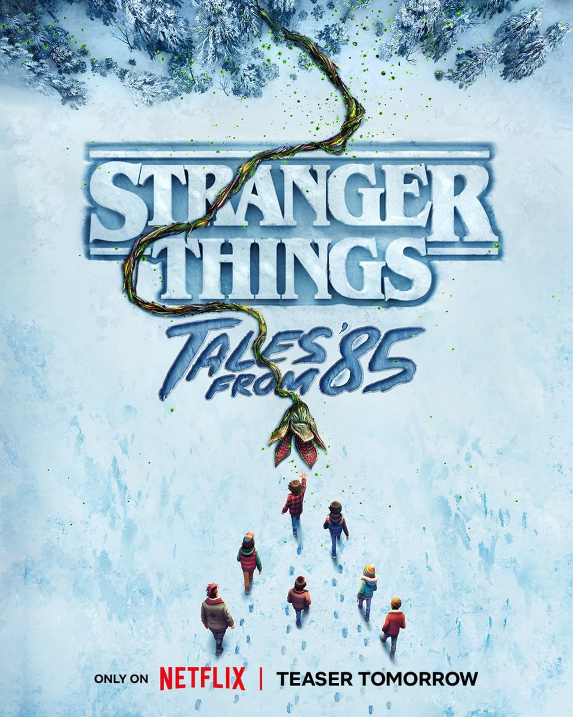 اولین پوستر انیمیشن Stranger Things: Tales From ’85 