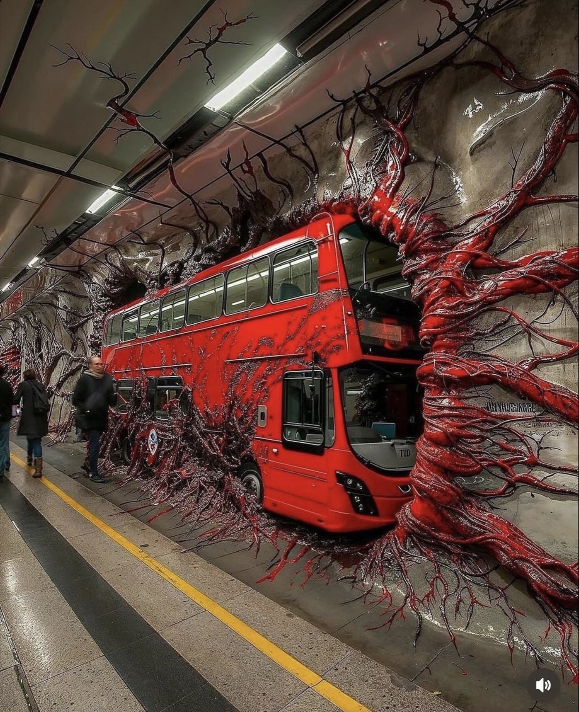 تبلیغات محیطی سریال چیزهای عجیب