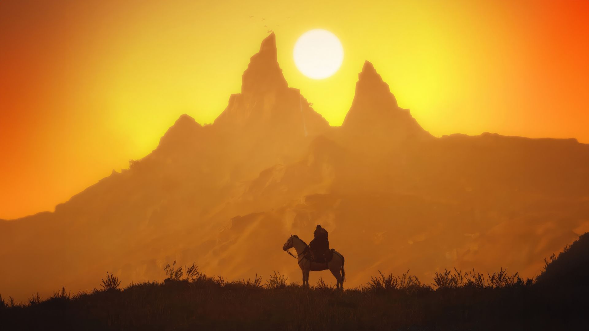 لحظه غروب آفتاب در بازی Assassin's Creed Valhalla