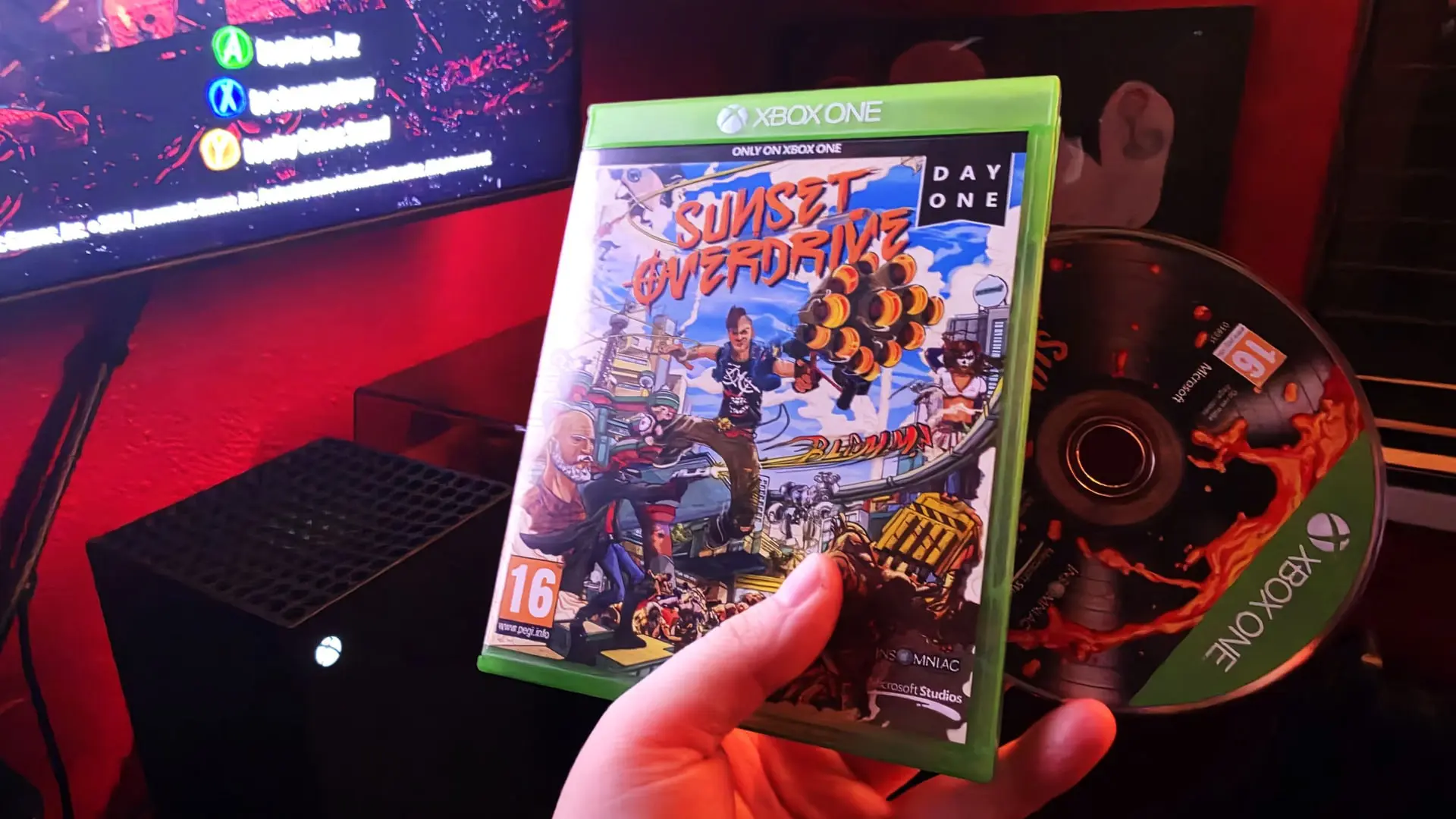 باکس و دیسک بازی Sunset Overdrive برای کنسول ایکس باکس وان (ایکس باکس One)