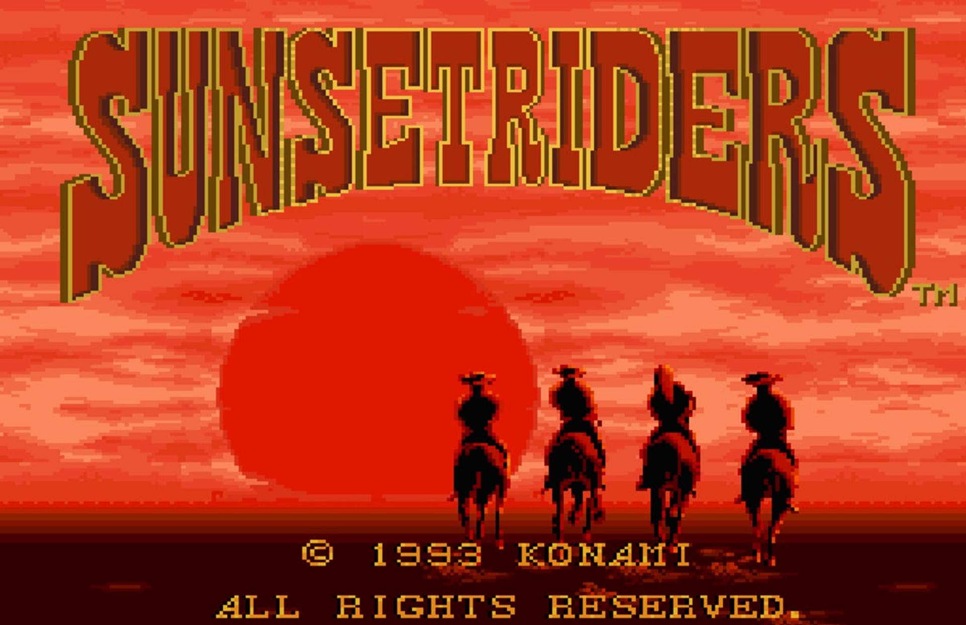 پوستر بازی Sunset Riders سگا