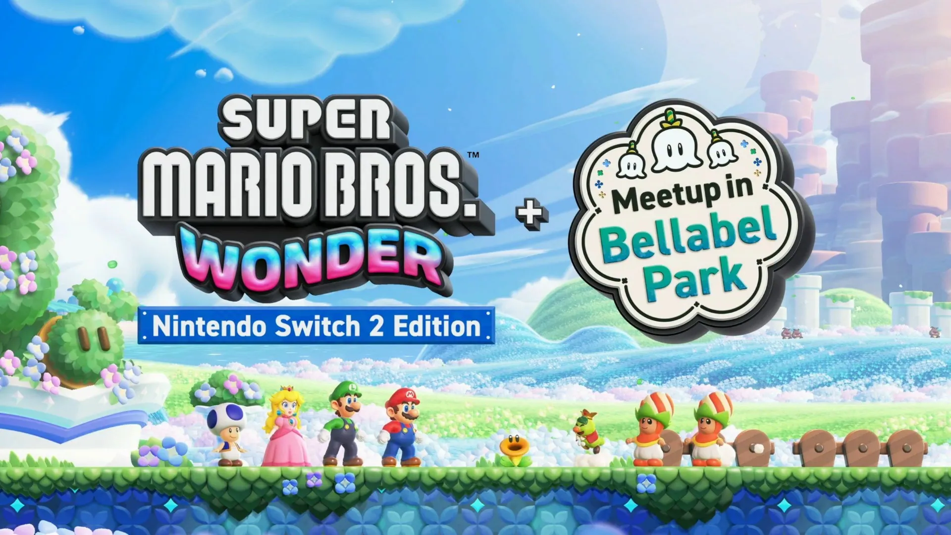 بازی Super Mario Bros Wonder Nintendo Switch 2 Edition + Meetup in Bellabel Park 