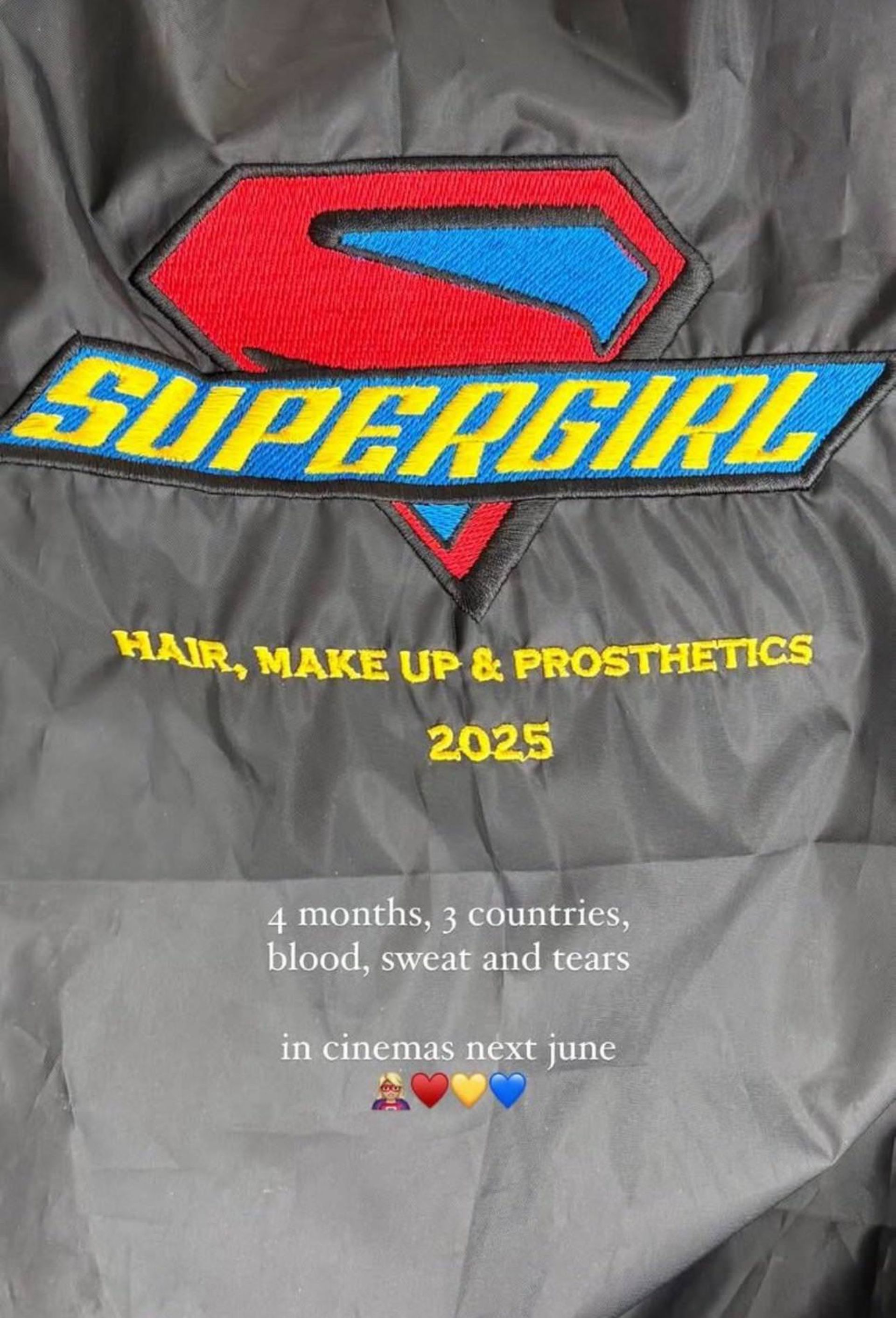 به پایان رسیدن فیلمبرداری فیلم Supergirl: Woman of Tomorrow