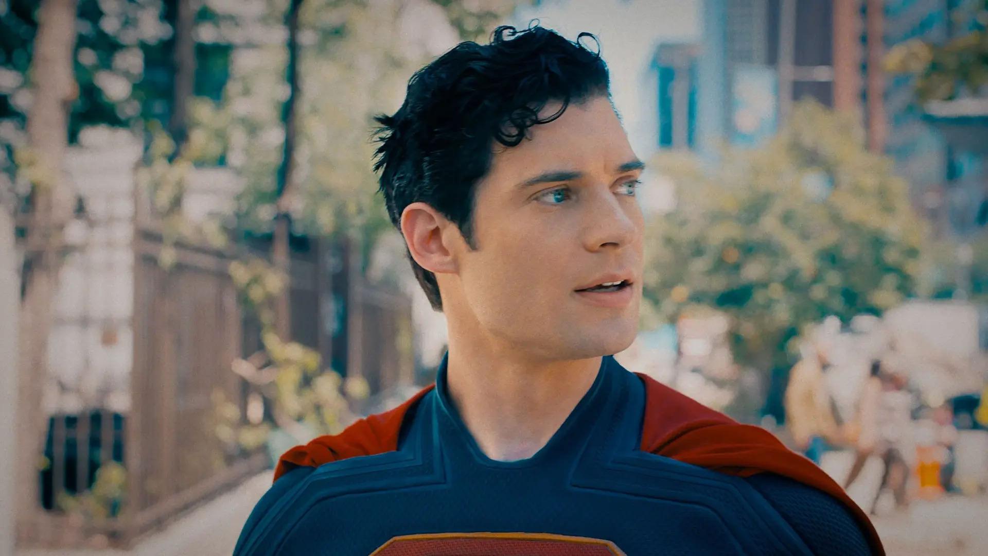 چهره خوشحال سوپرمن در فیلم Superman
