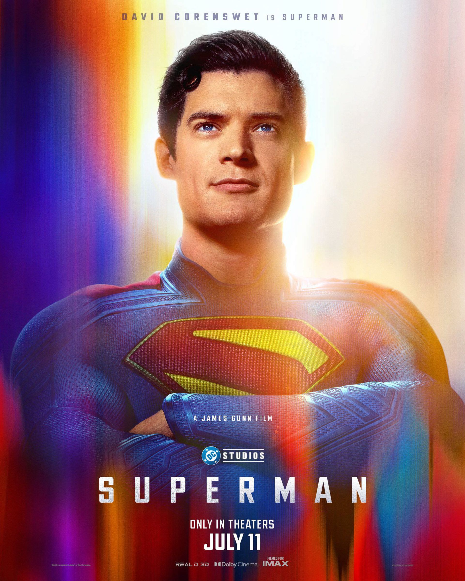 پوستر شخصیت سوپرمن در فیلم Superman