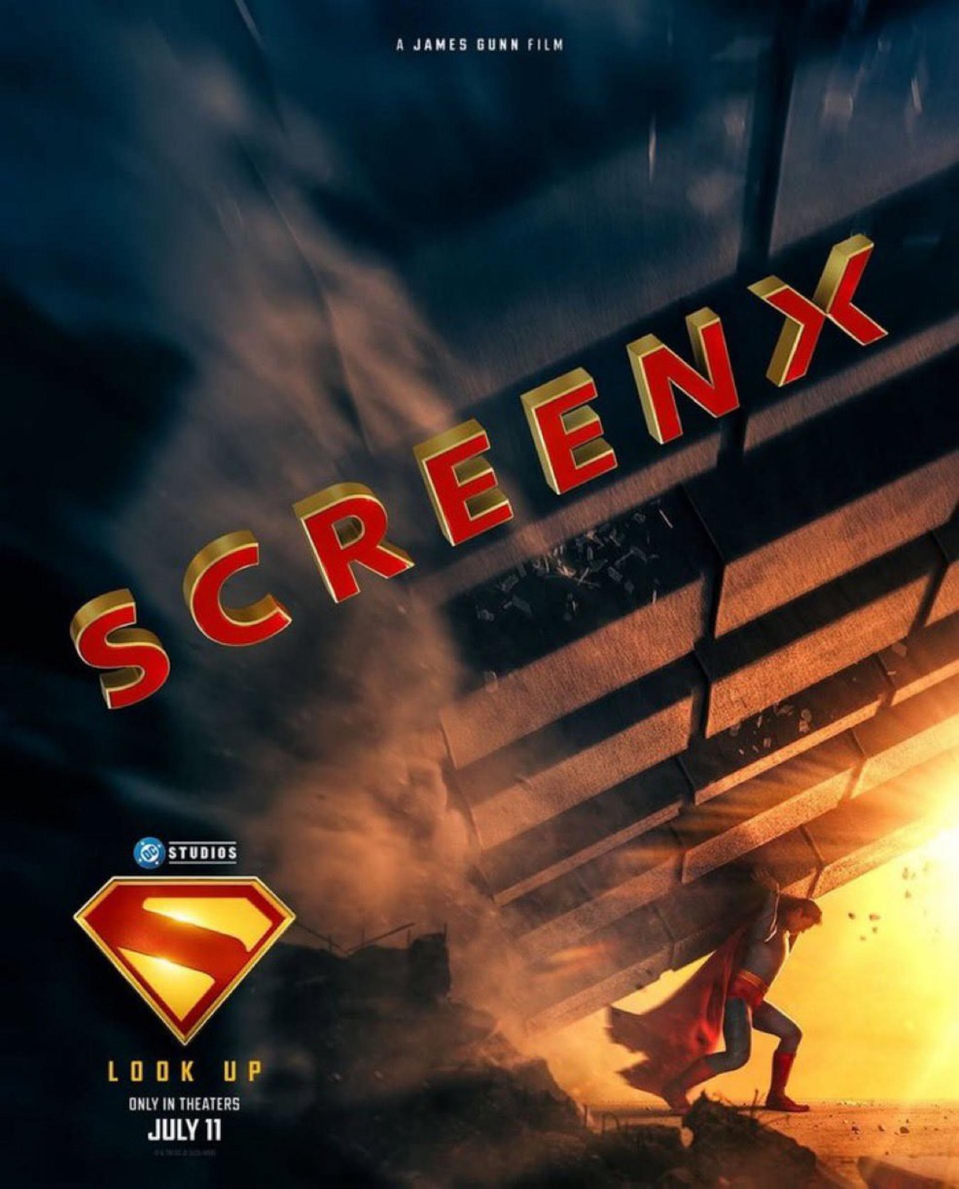پوستر ScreenX فیلم Superman
