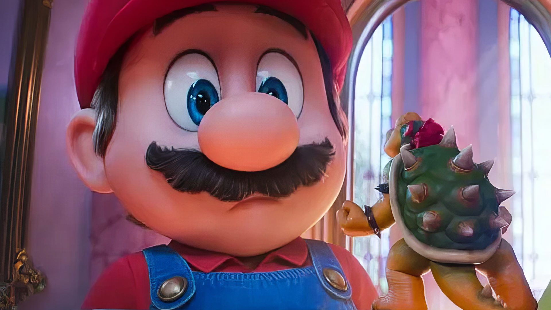 چهره حیرت‌زده ماریو در انیمیشن سوپر ماریو گلکسی