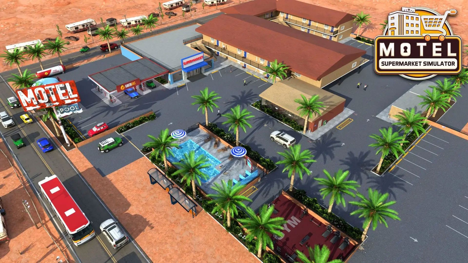 بازی موبایل Supermarket & Motel Simulator