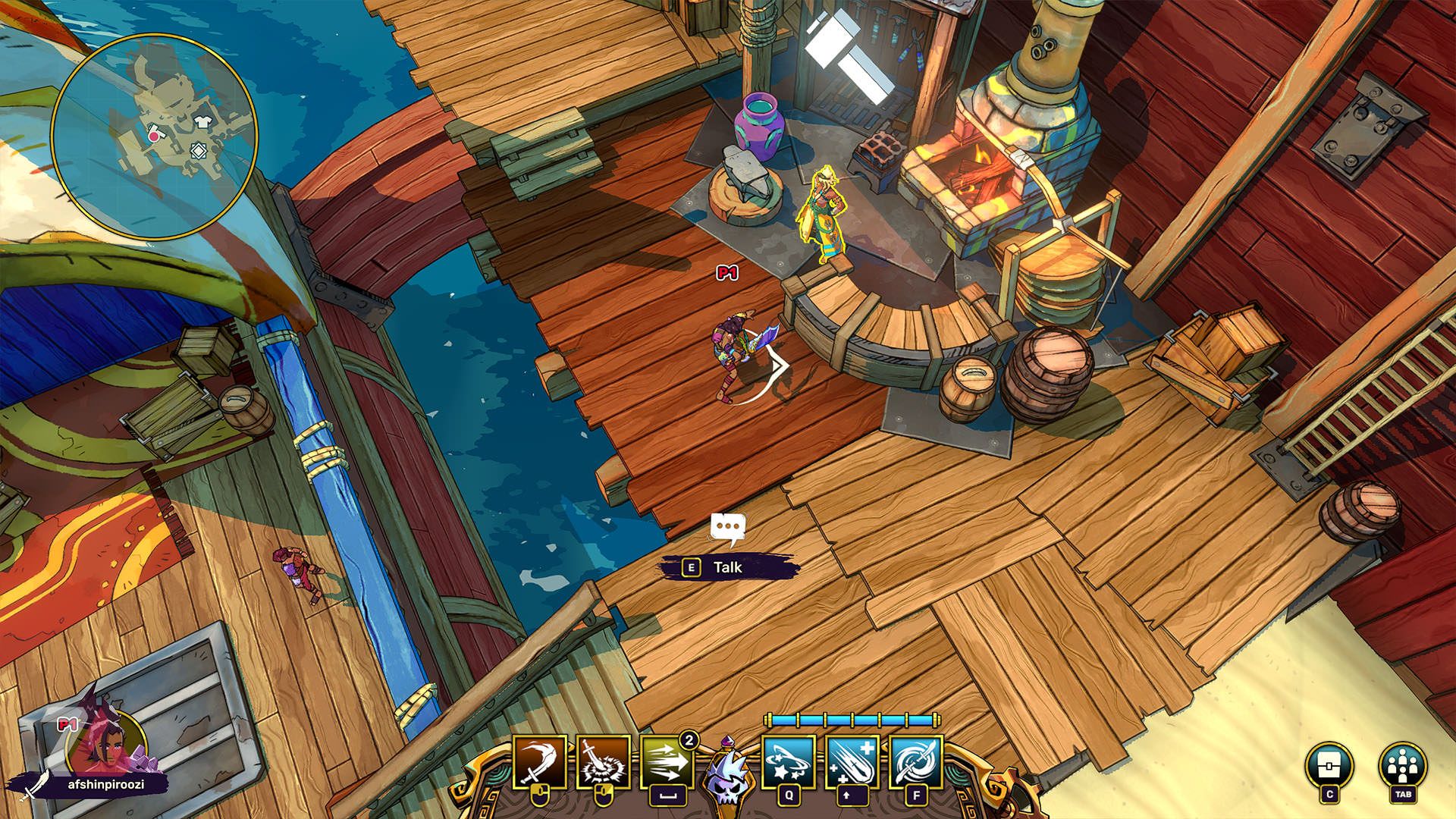 کشتی اصلی در بازی surfpunk